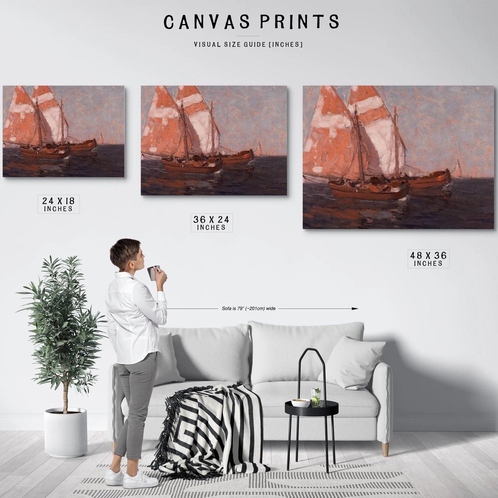 Sailboats On The Adriatic By Edgar Payne Fine Art Print