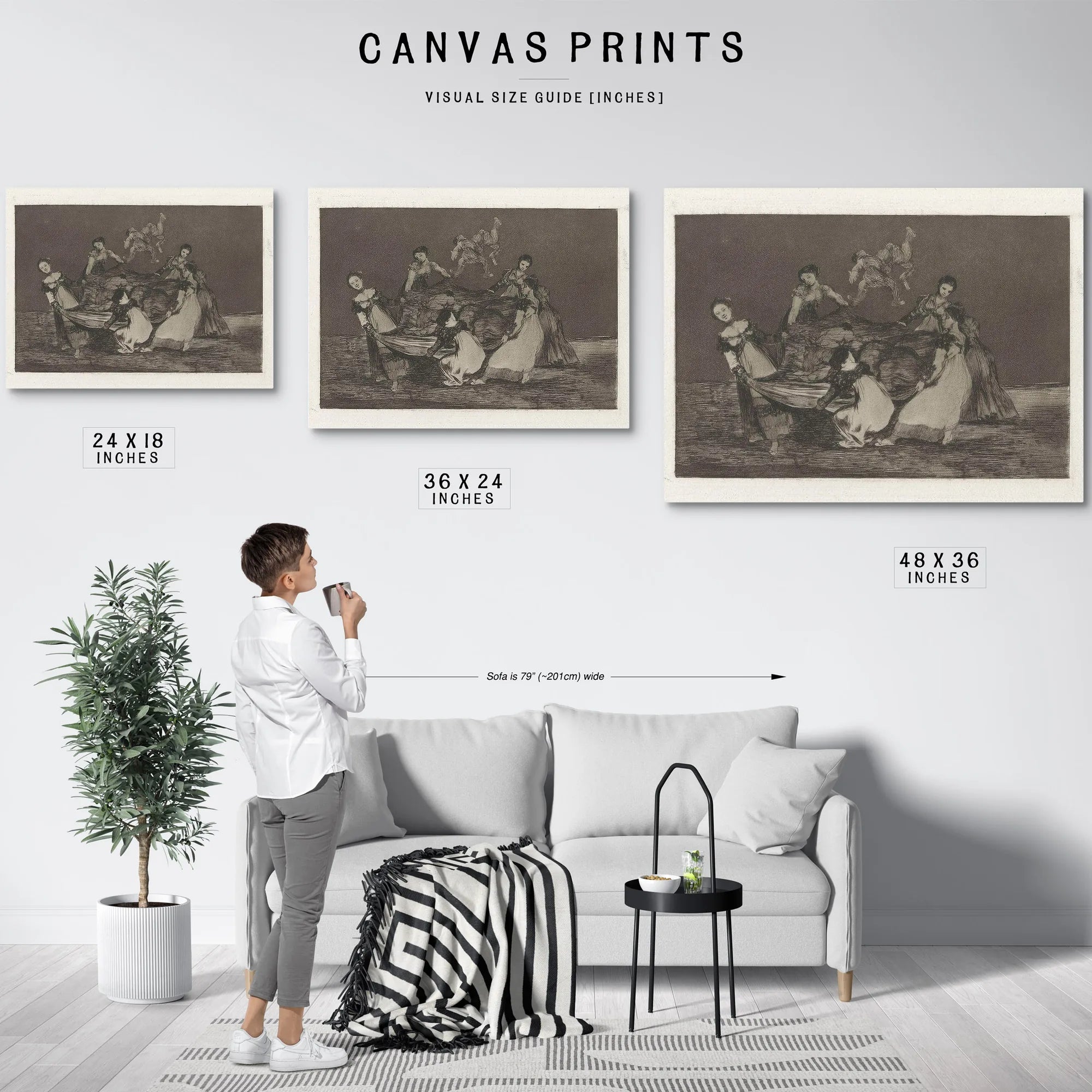Disparate Femenino (Feminine Folly) Also Known As Pesa Mas Que Un Burro Muerto (Heavier Than A Dead Donkey) From The Series Los Disparates (Los Proverbios) By Francisco De Goya Fine Art Print