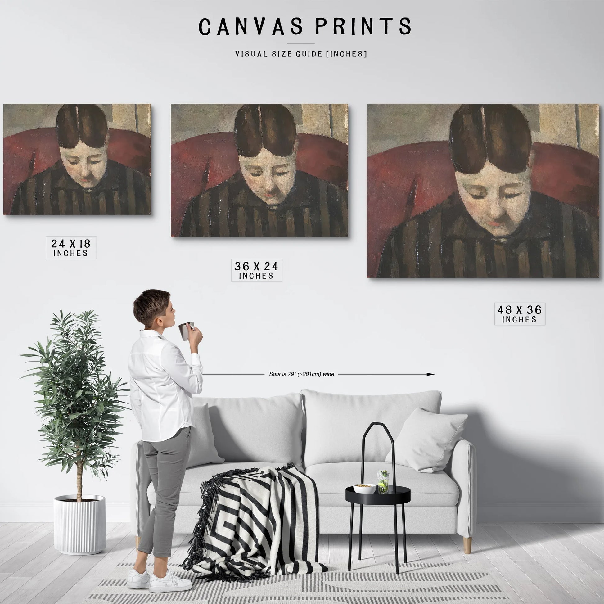 Portrait Of Madame Cezanne 1 By Paul Cezanne Fine Art Print