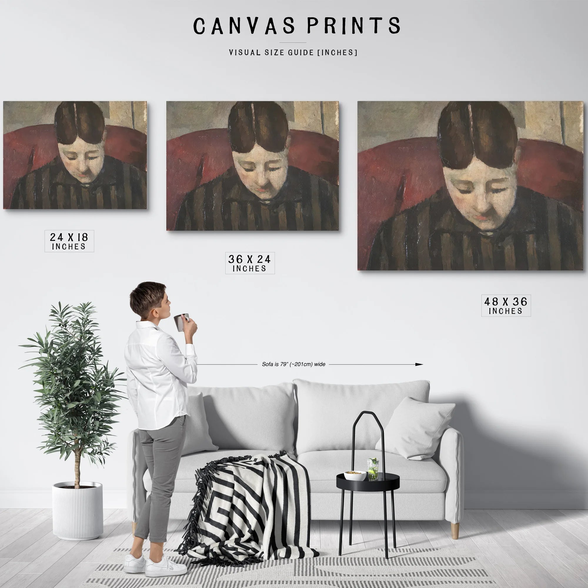 Portrait Of Madame Cezanne 1 By Paul Cezanne Fine Art Print