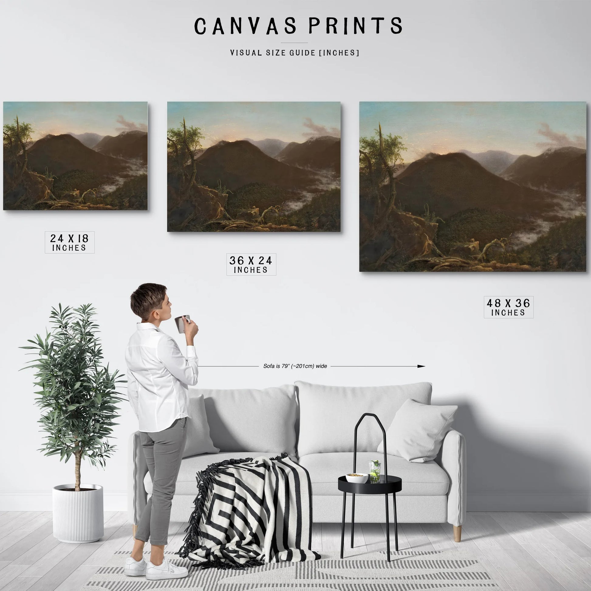 Sunrise In The Catskills By Thomas Cole Fine Art Print