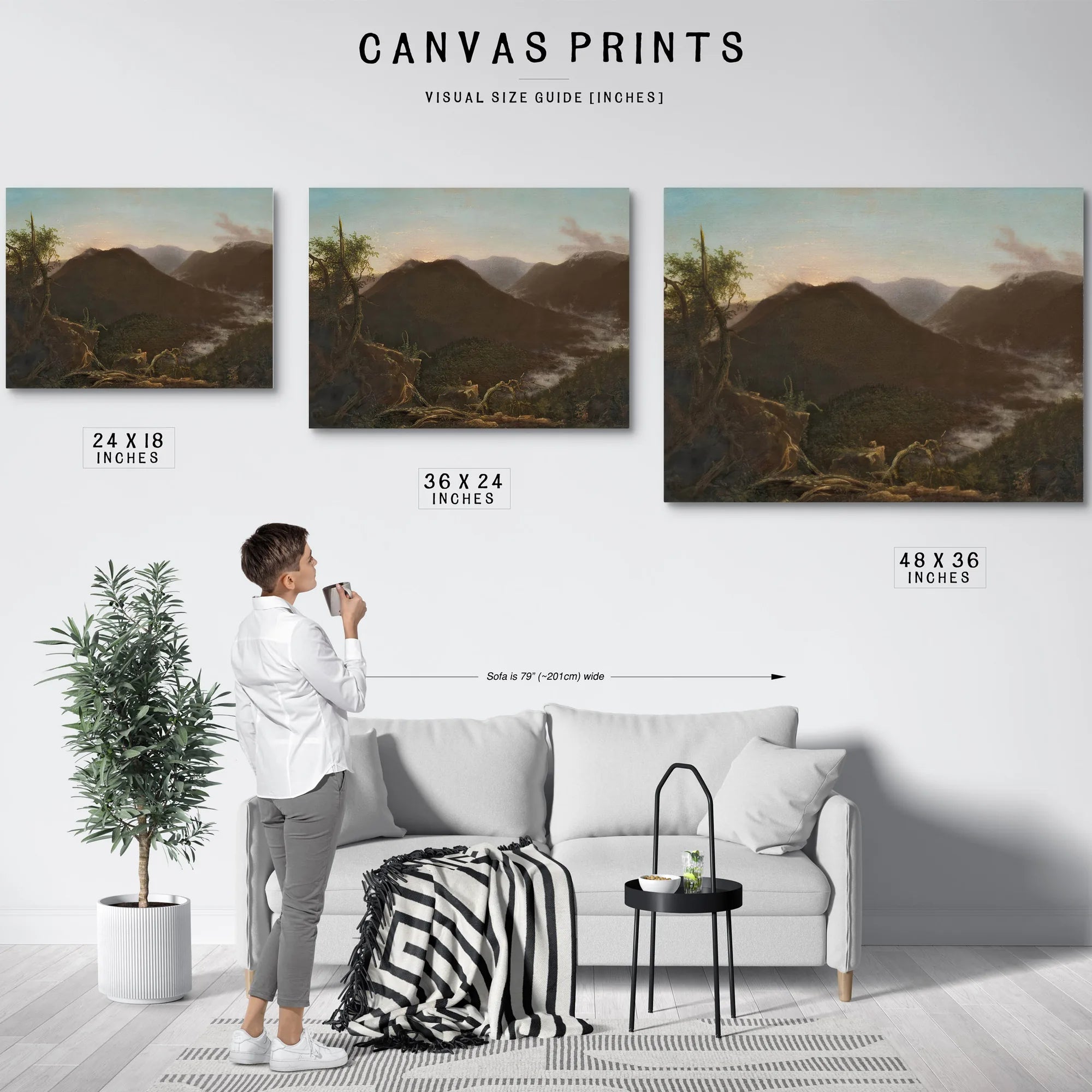 Sunrise In The Catskills By Thomas Cole Fine Art Print
