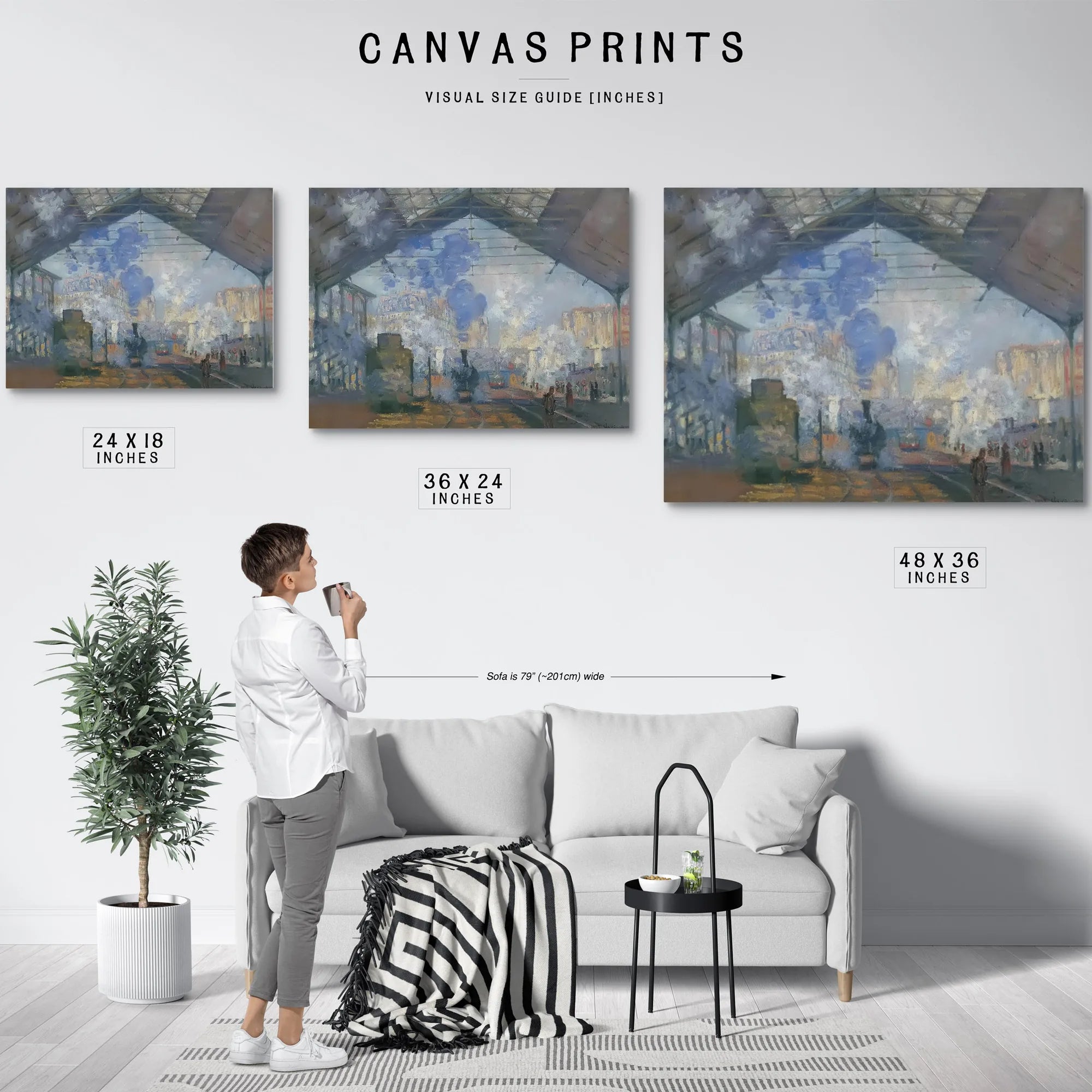 Gare Saint Lazare Paris By Claude Monet Fine Art Print