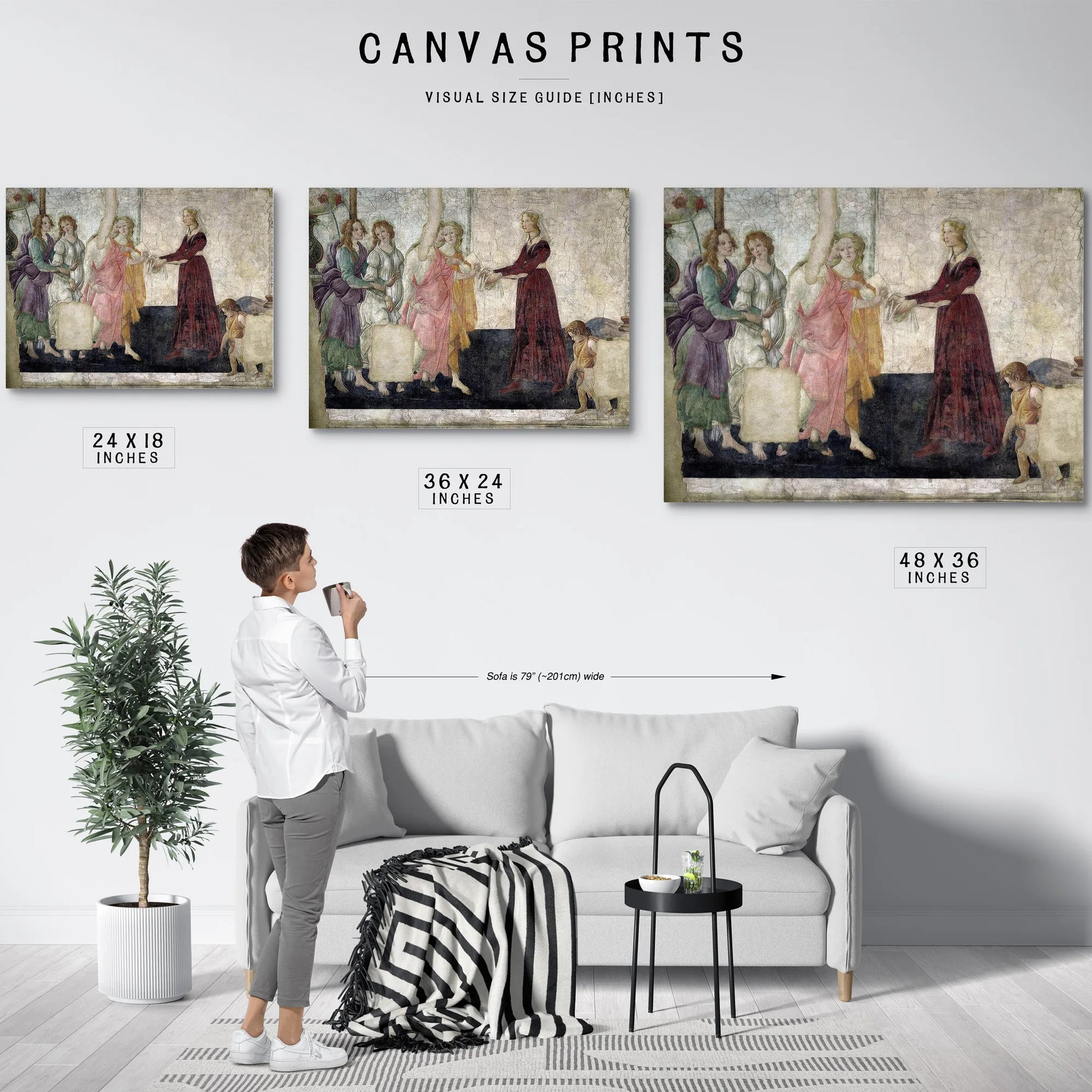 Venus And The Graces Offering Gifts To A Young Girl By Sandro Botticelli Fine Art Print