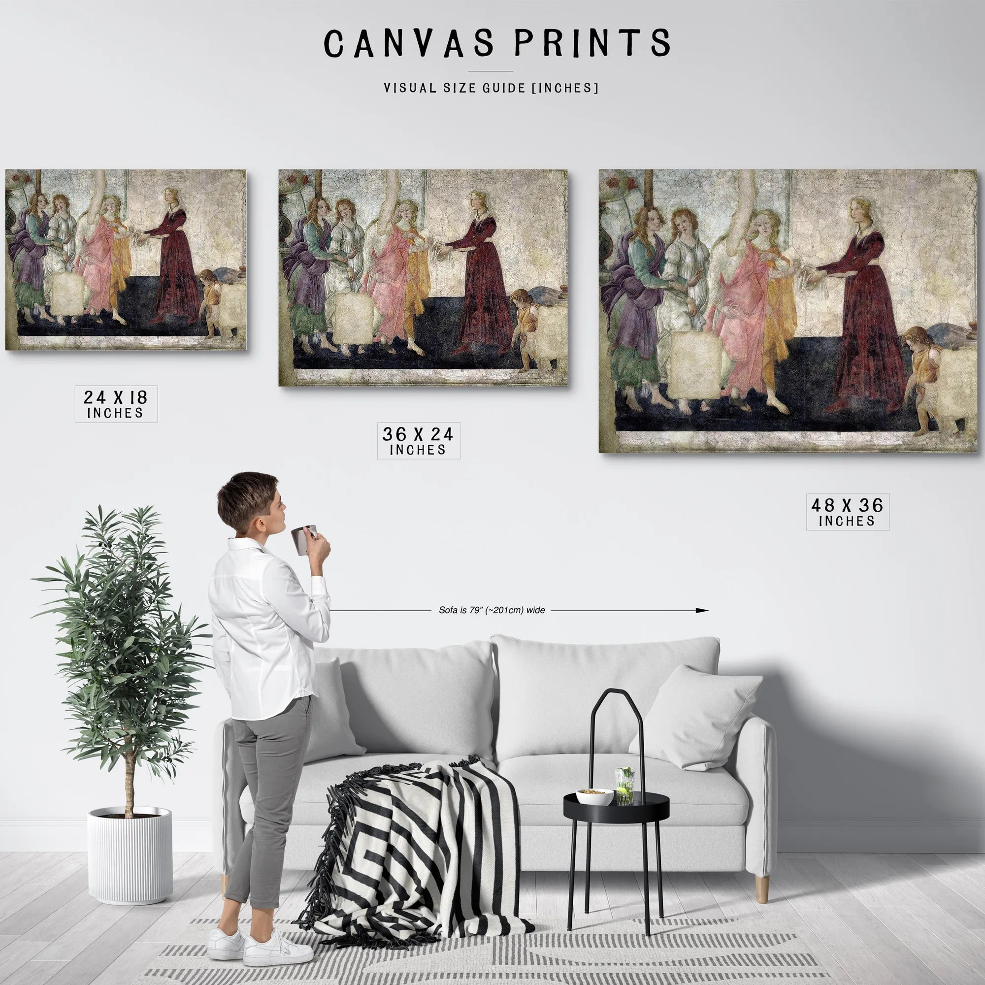 Venus And The Graces Offering Gifts To A Young Girl By Sandro Botticelli Fine Art Print