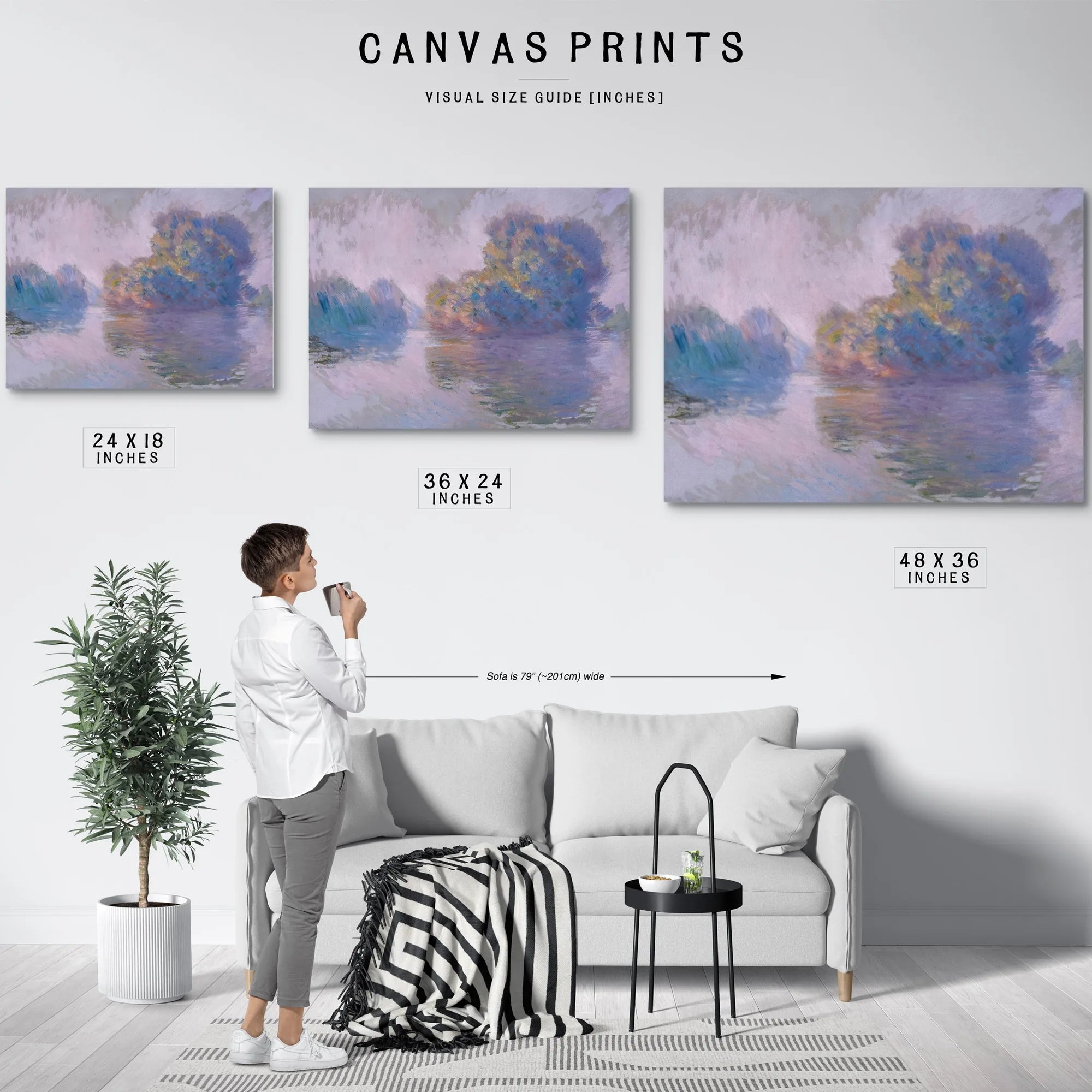 Islands At Port Villez By Claude Monet Fine Art Print