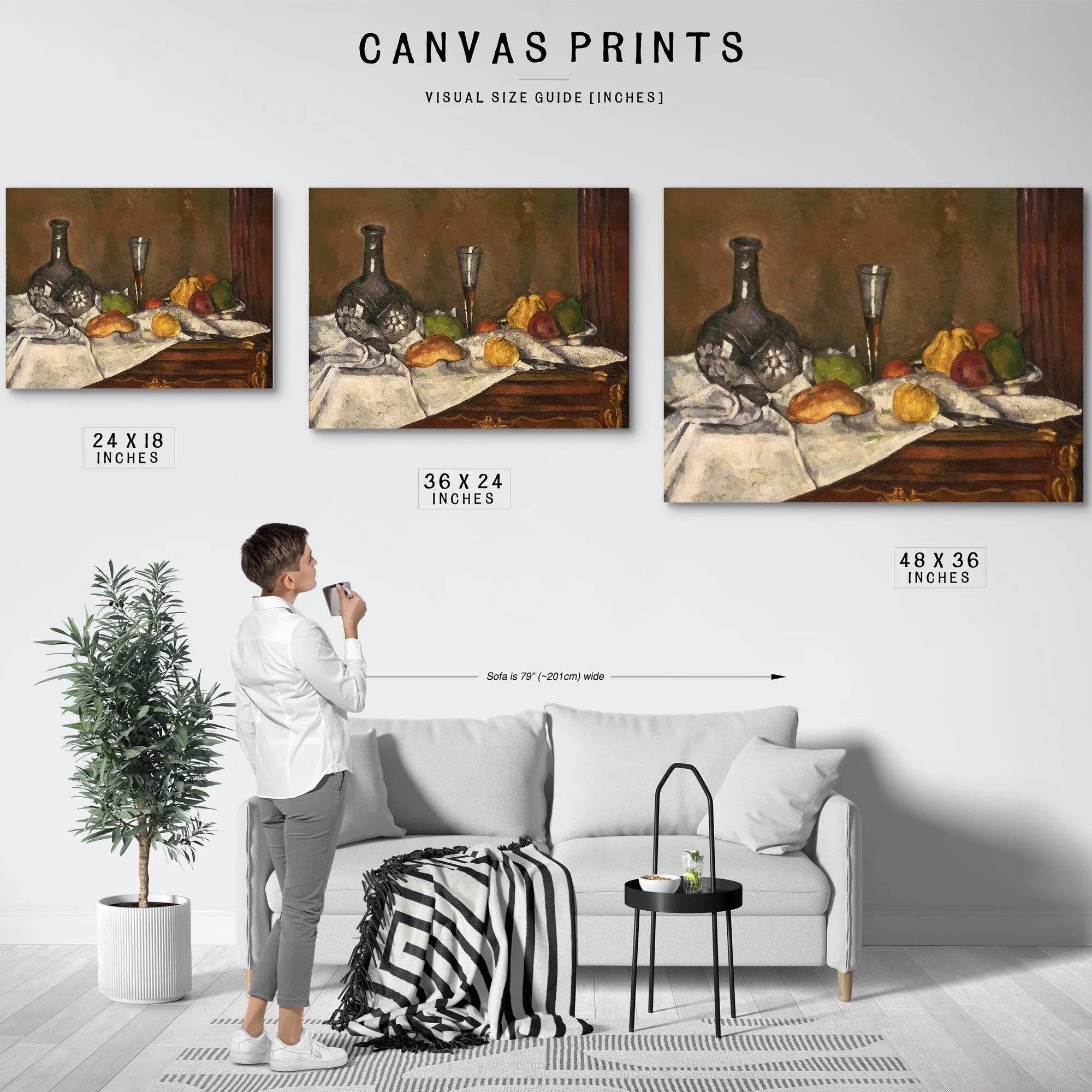 Still Life With A Dessert By Paul Cezanne Fine Art Print