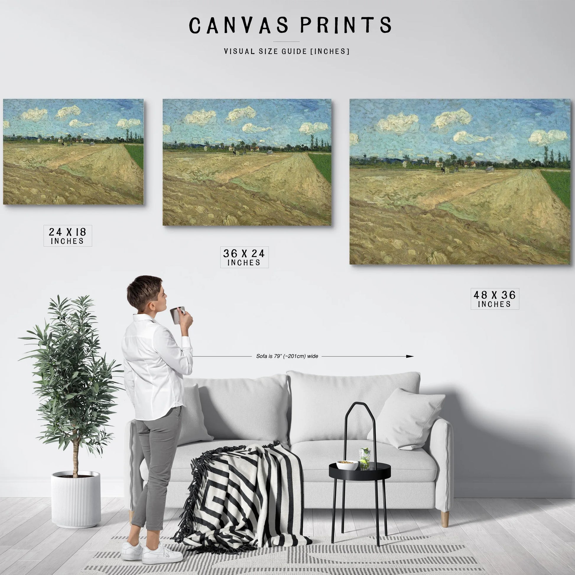 Ploughed Fields ('The Furrows') By Vincent Van Gogh Fine Art Print