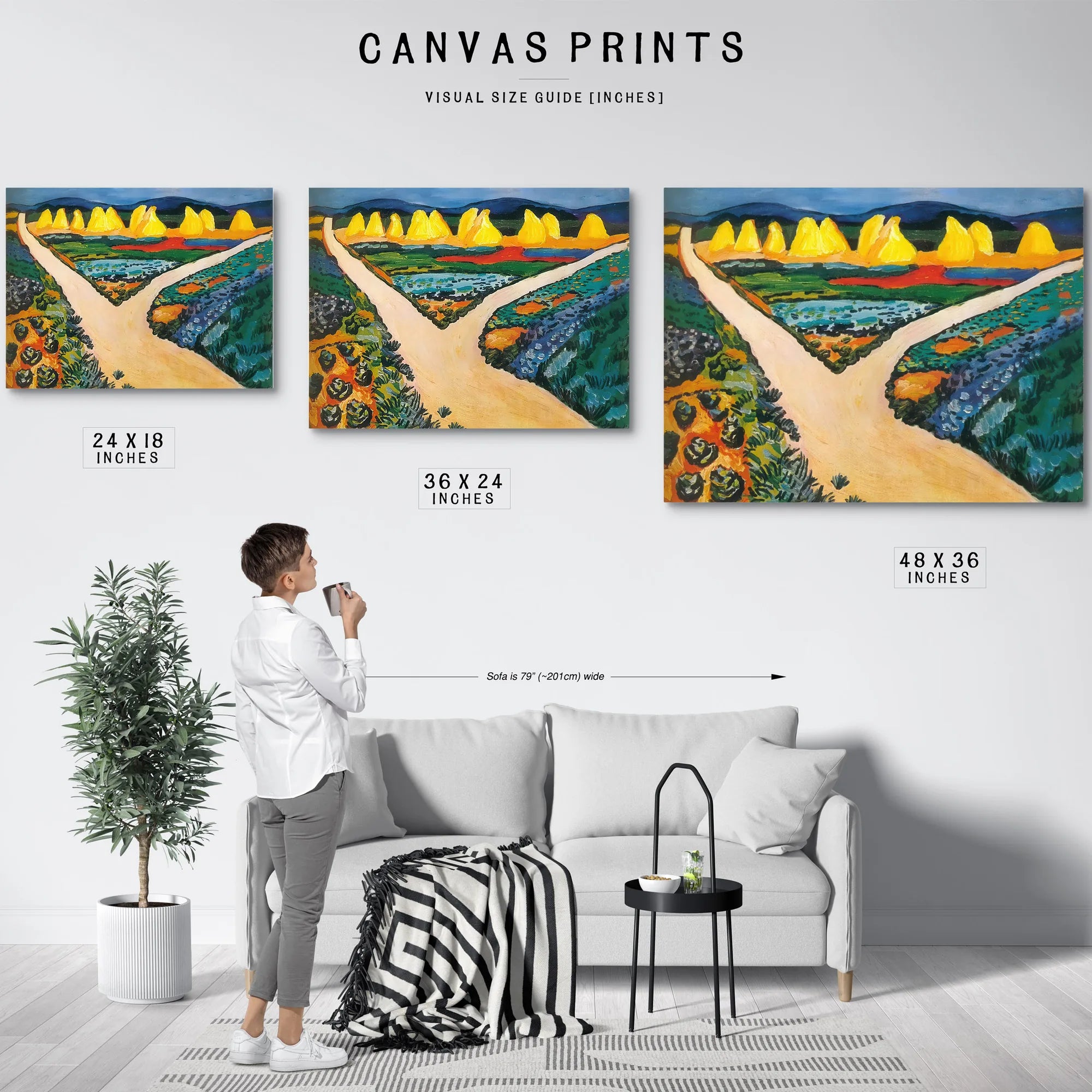 Confluence Point By August Macke Fine Art Print