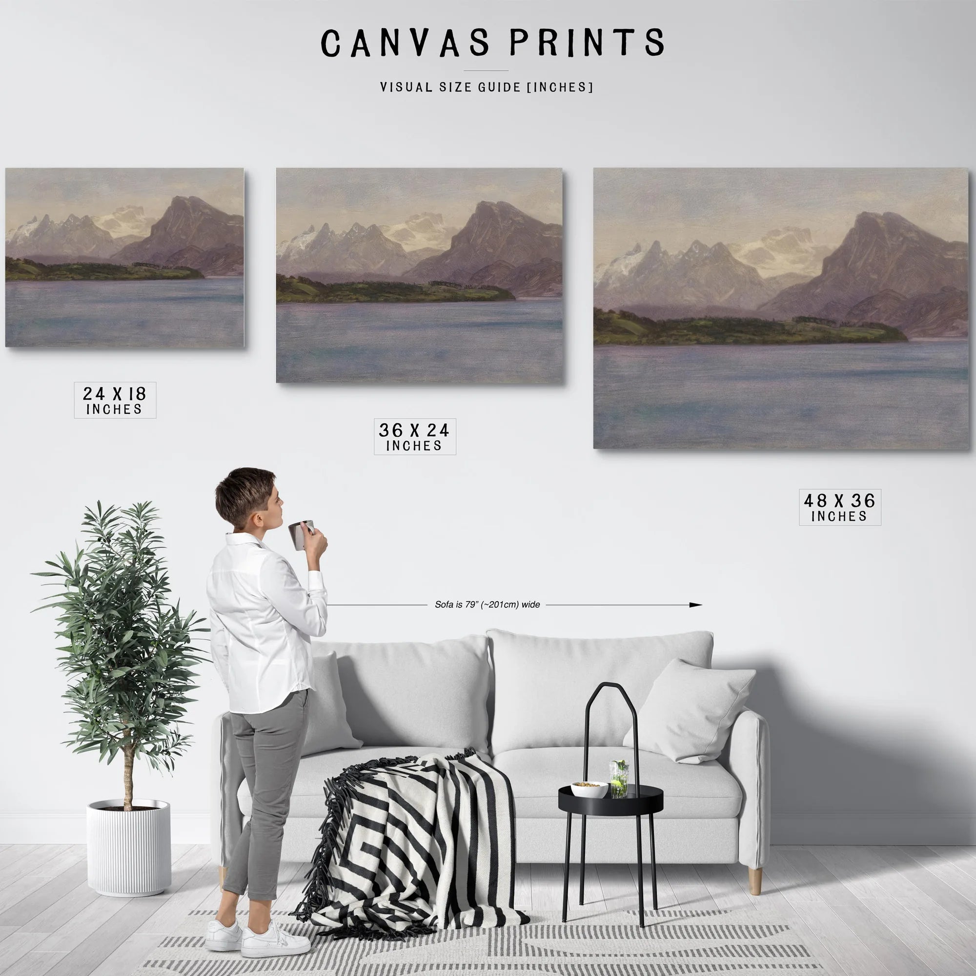 Alaskan Coast Range By Albert Bierstadt Fine Art Print