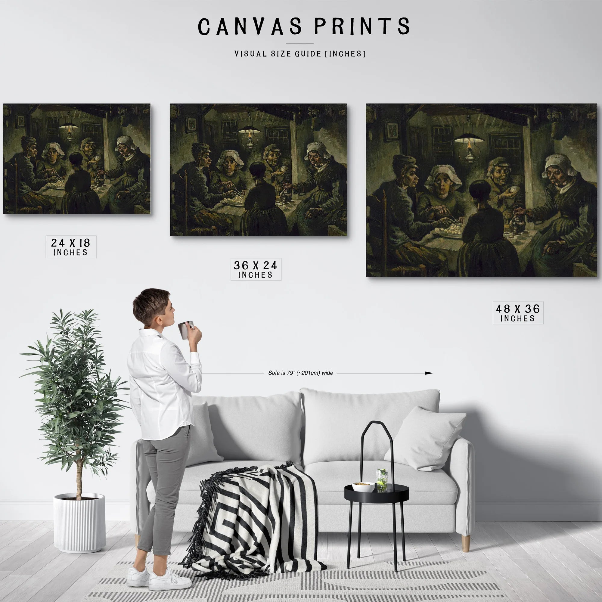 The Potato Eaters By Vincent Van Gogh Fine Art Print