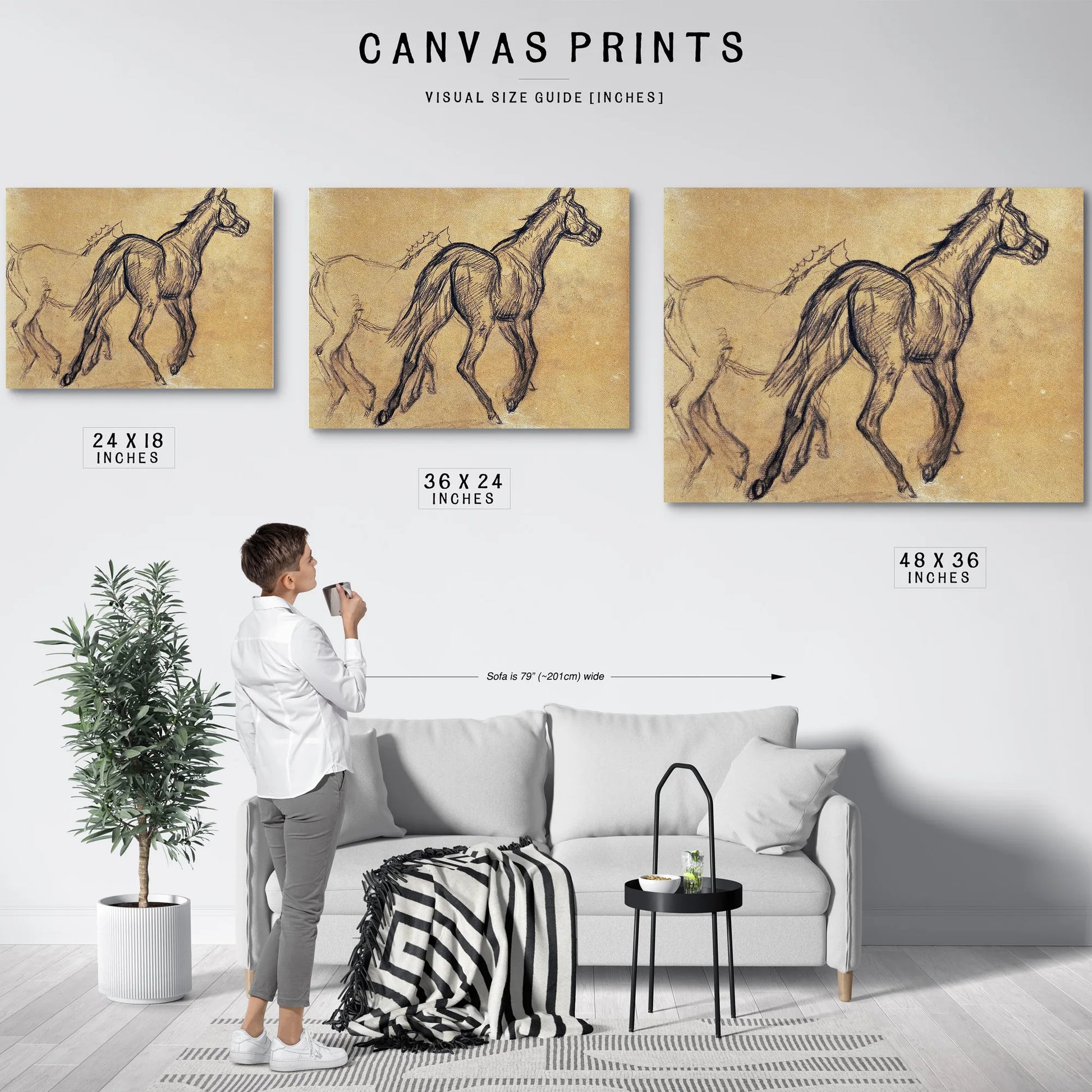 Horses By Edgar Degas Fine Art Print