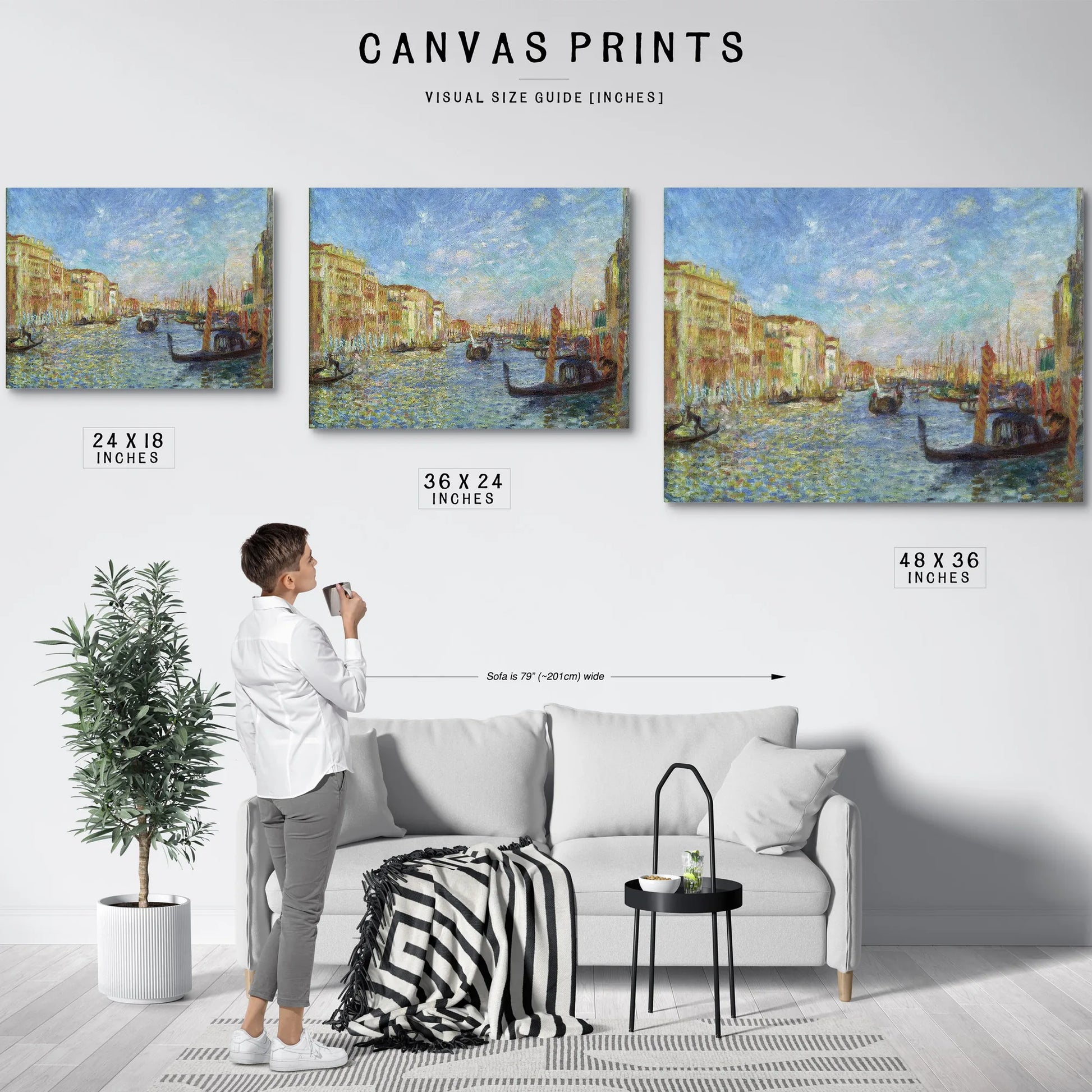 Grand Canal, Venice By Pierre August Renoir Fine Art Print