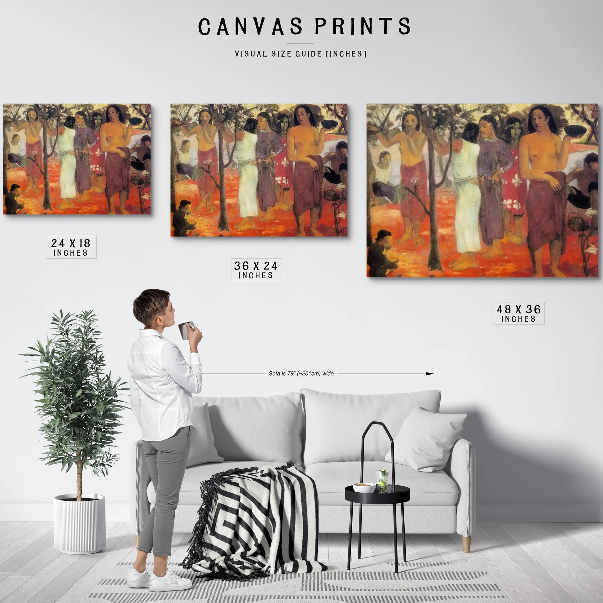 Nave Nave Mahana ( Delicious Day) By Paul Gauguin Fine Art Print
