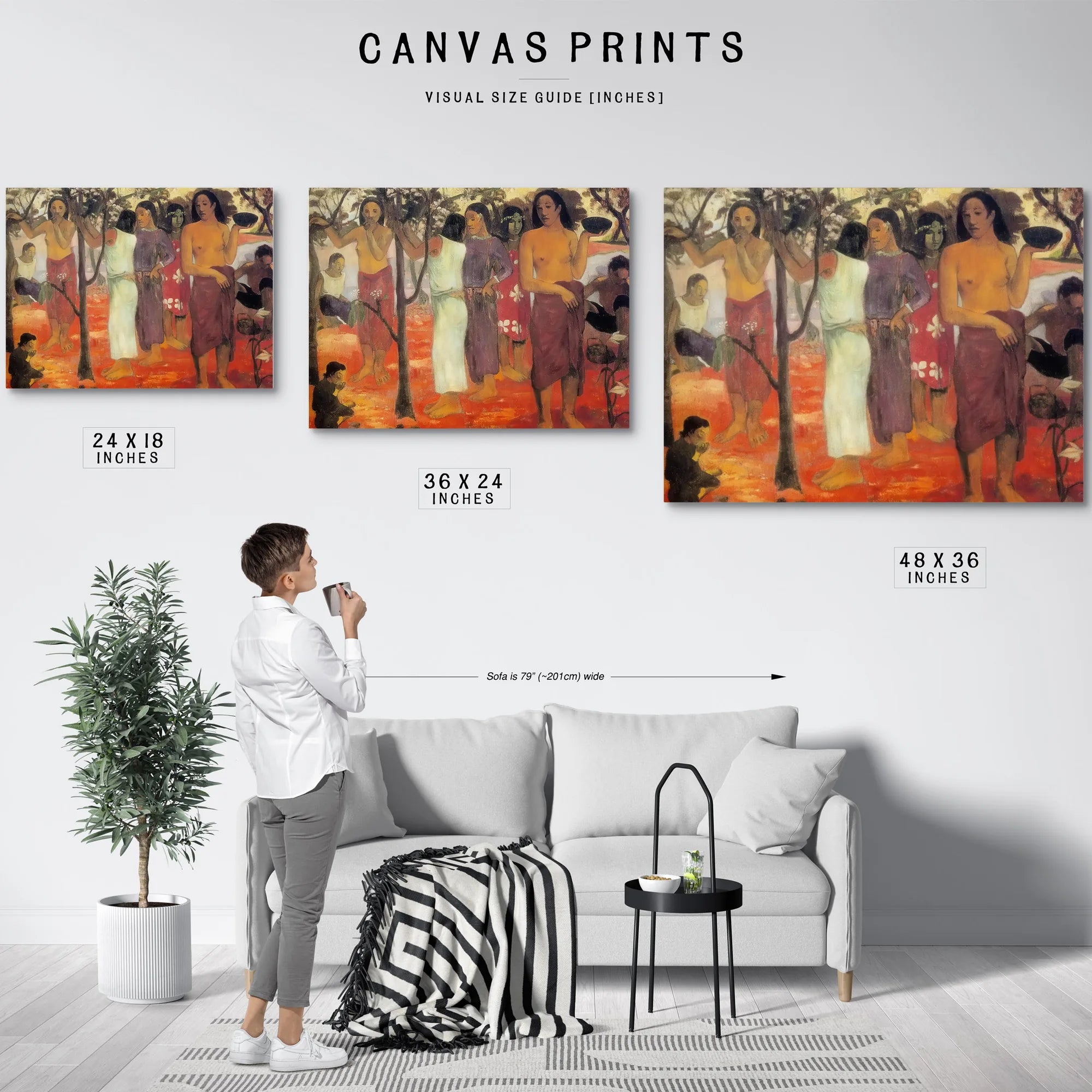 Nave Nave Mahana ( Delicious Day) By Paul Gauguin Fine Art Print