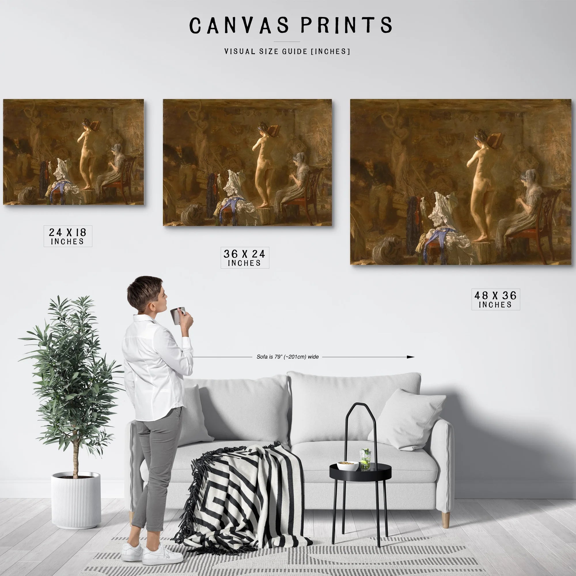 William Rush Carving Allegorical Figure Of The Schuylkill River By Thomas Eakins Fine Art Print