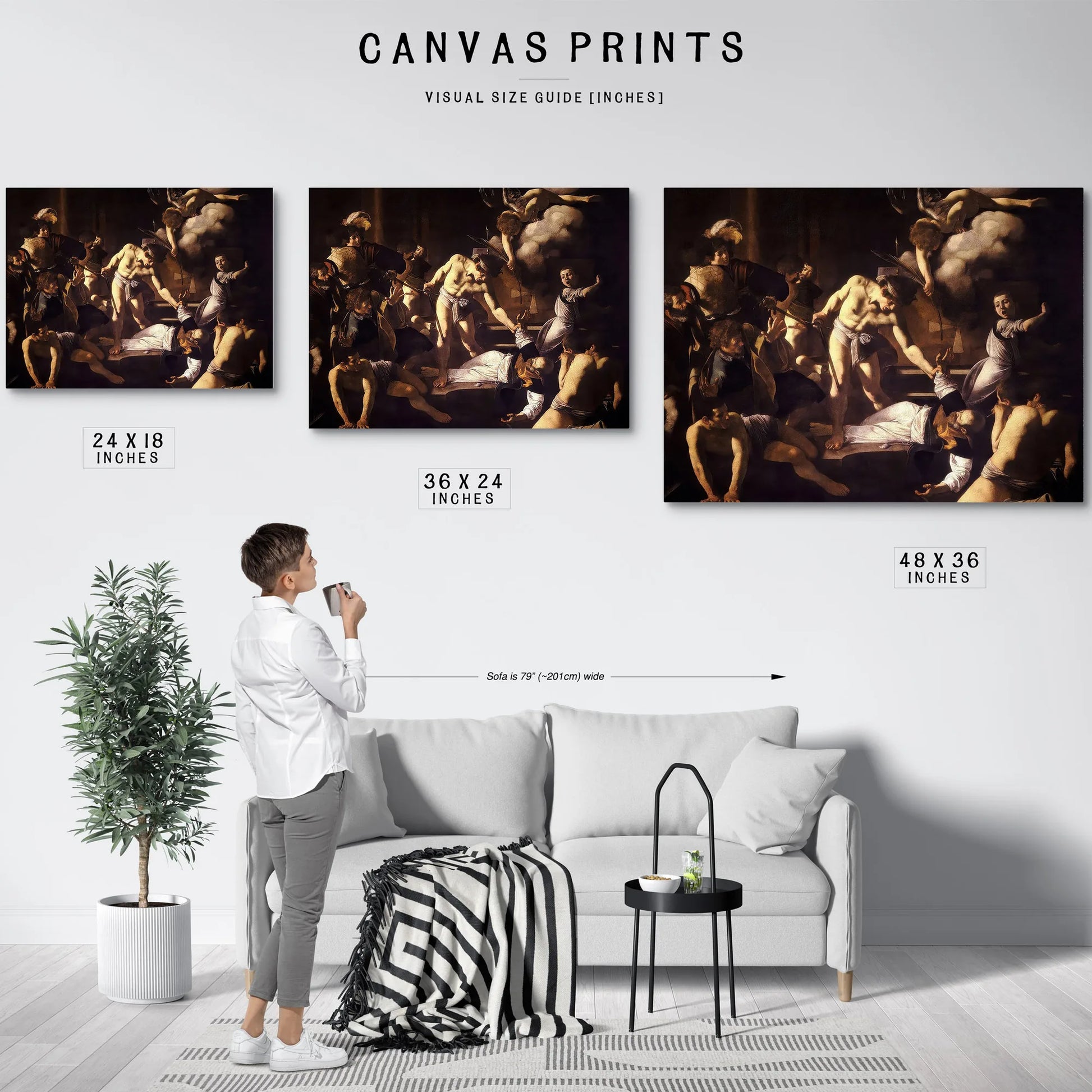The Martyrdom Of Saint Matthew By Caravaggio Fine Art Print