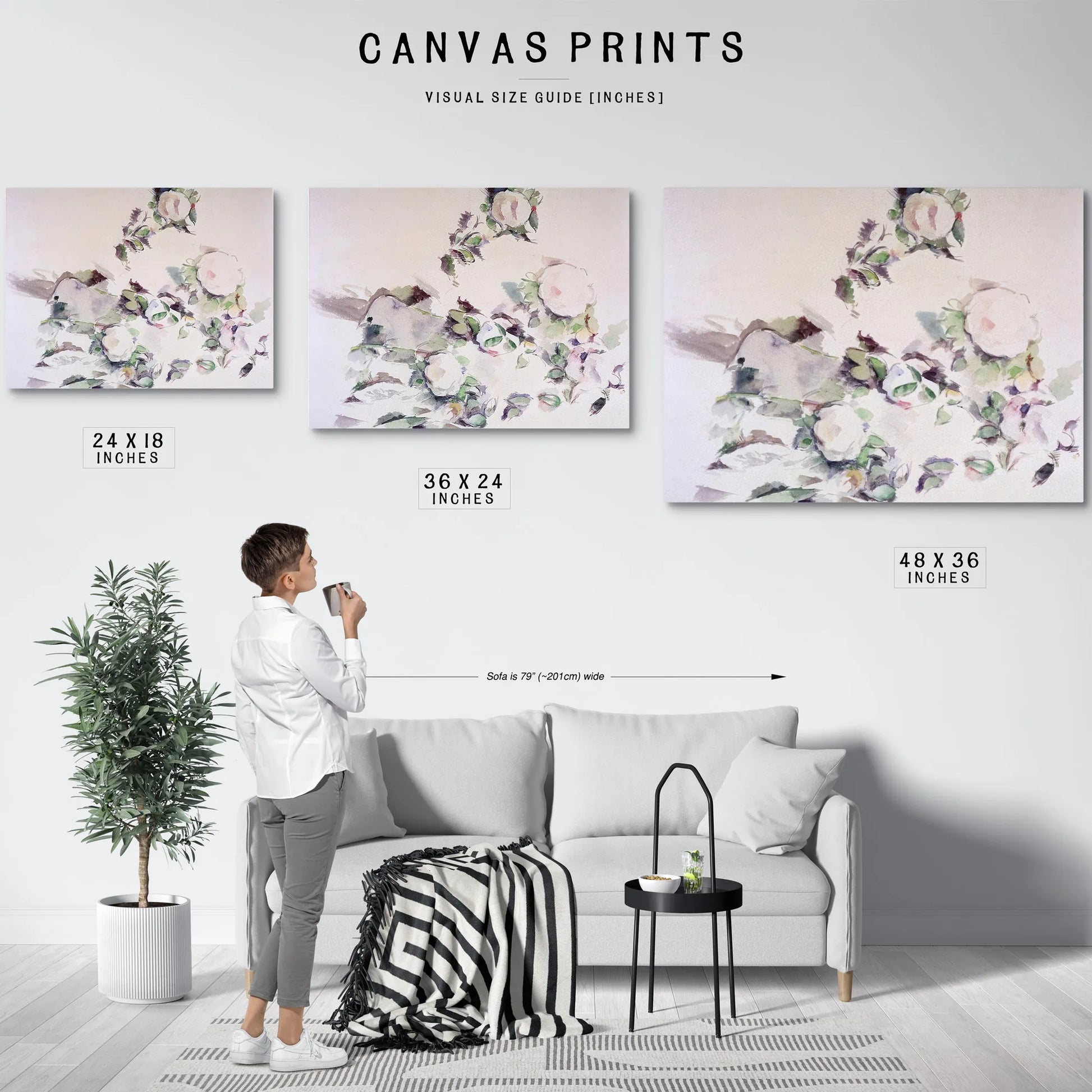 Roses By Paul Cezanne Fine Art Print