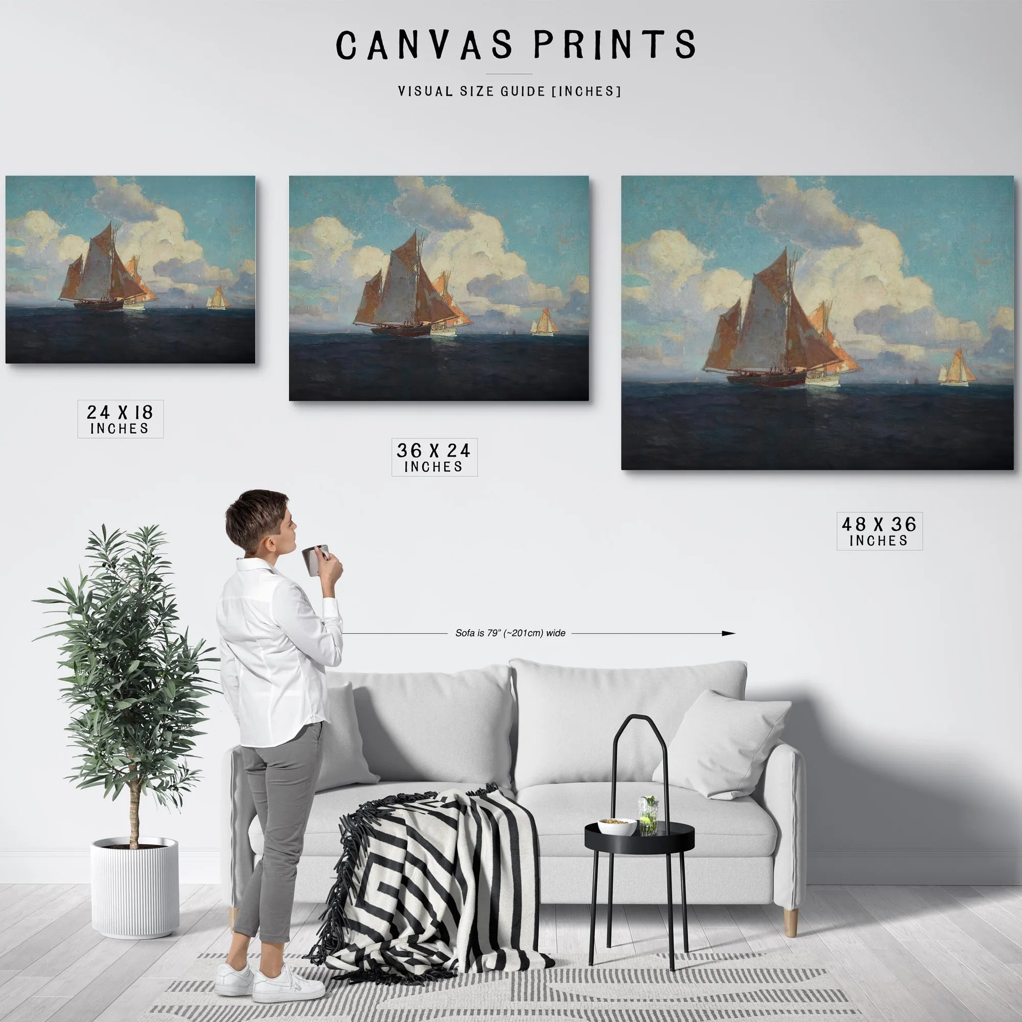 The Fleet Returning At Day's End By Edgar Payne Fine Art Print