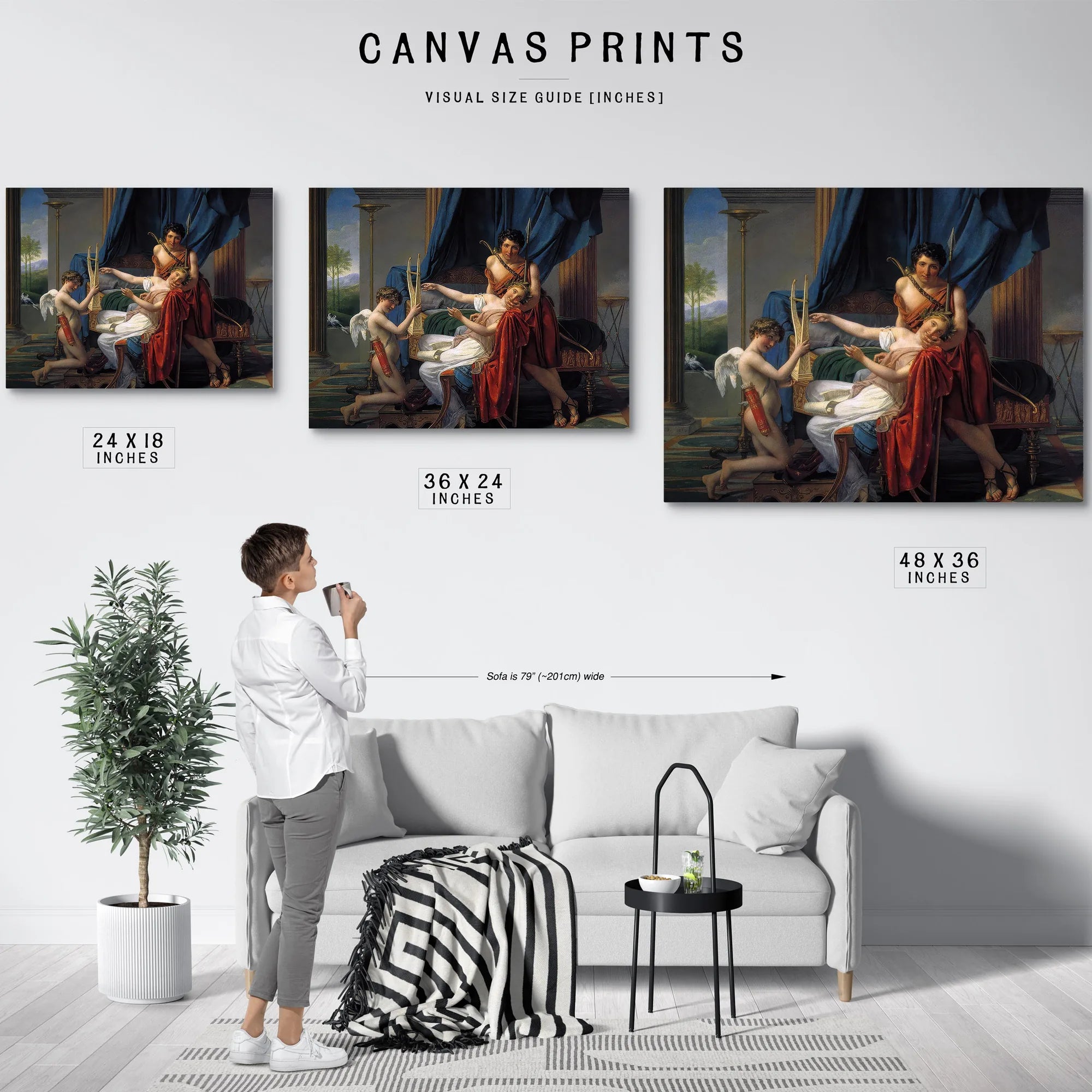 David By Jacques Louis David Fine Art Print