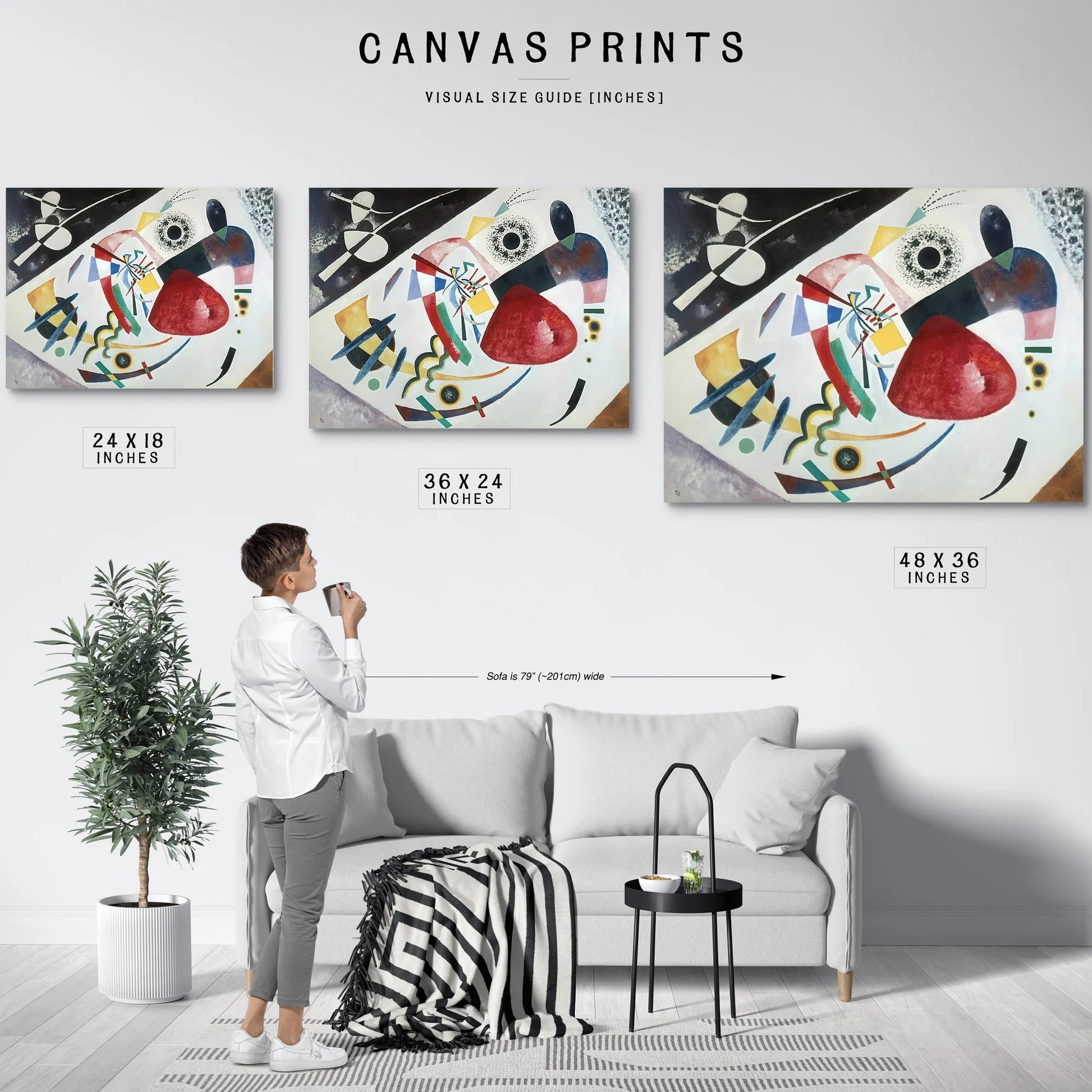 Red Spot Ii By Wassily Kandinsky Fine Art Print