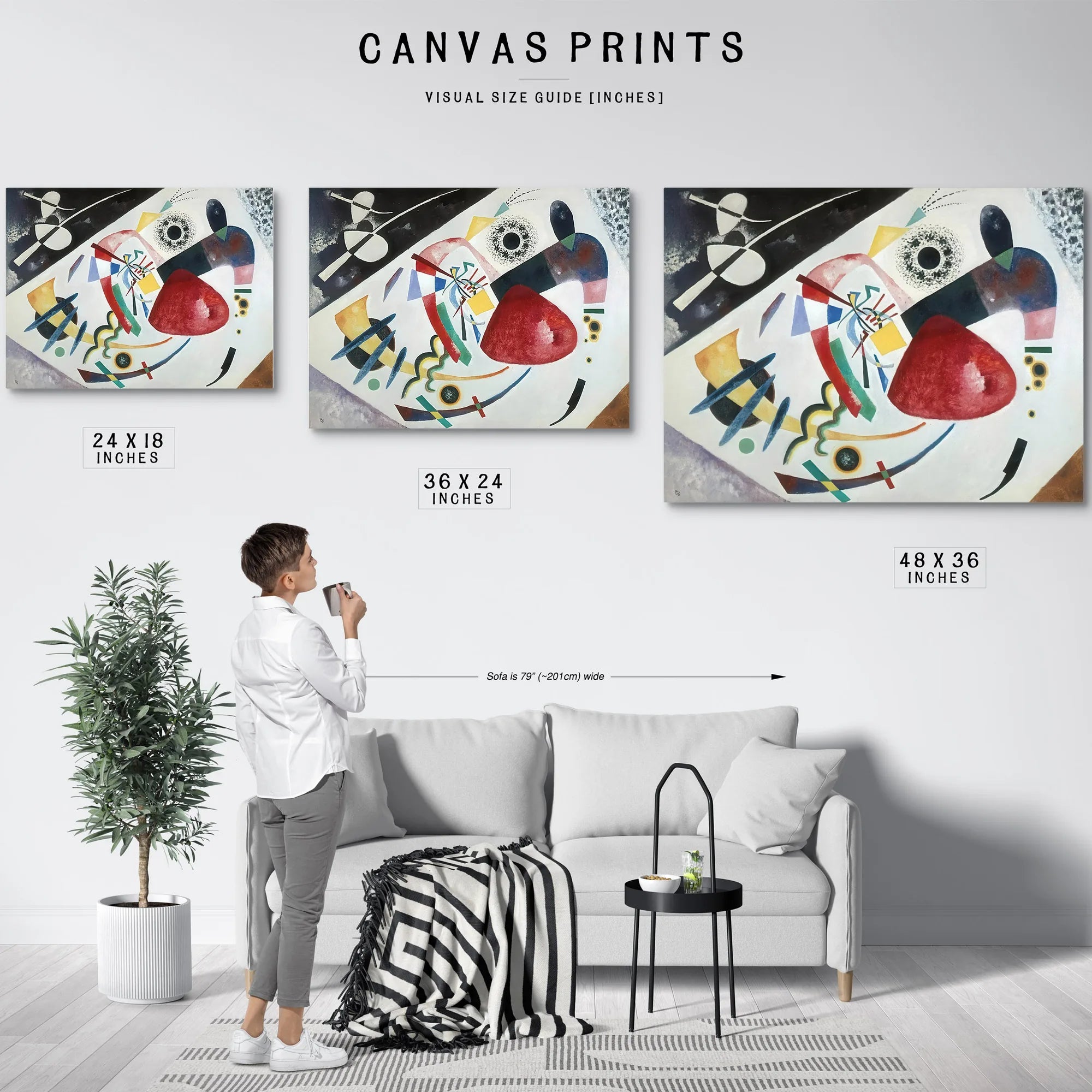 Red Spot Ii By Wassily Kandinsky Fine Art Print