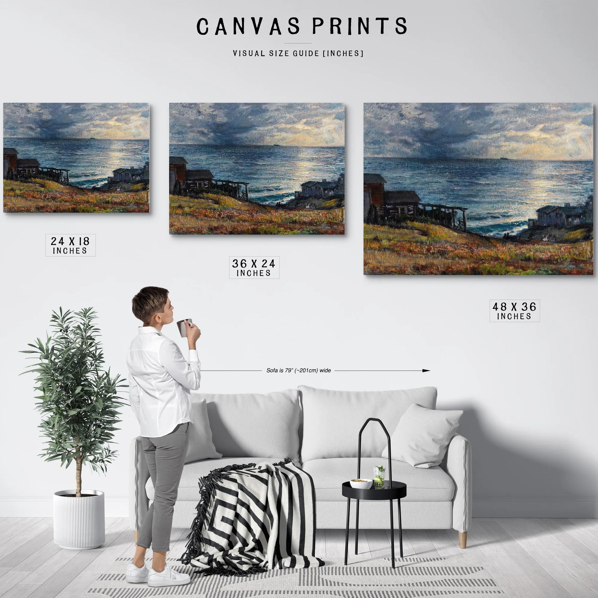Laguna Coastal Scene By Joseph Kleitsch Fine Art Print
