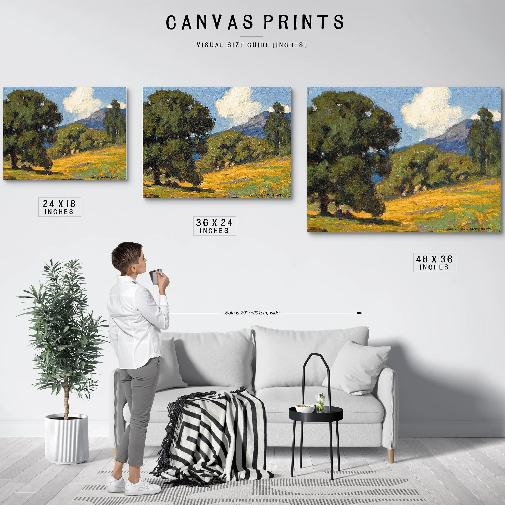 California Wildflowers And Oaks By William Wendt Fine Art Print