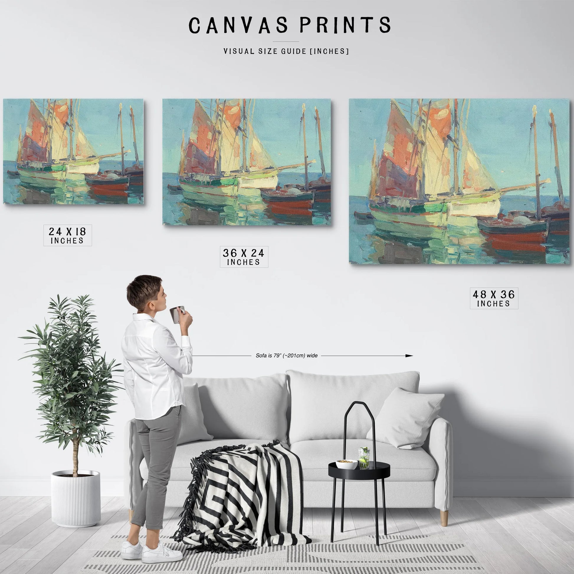 Anchorage, Brittany Tuna Boats By Edgar Payne Fine Art Print