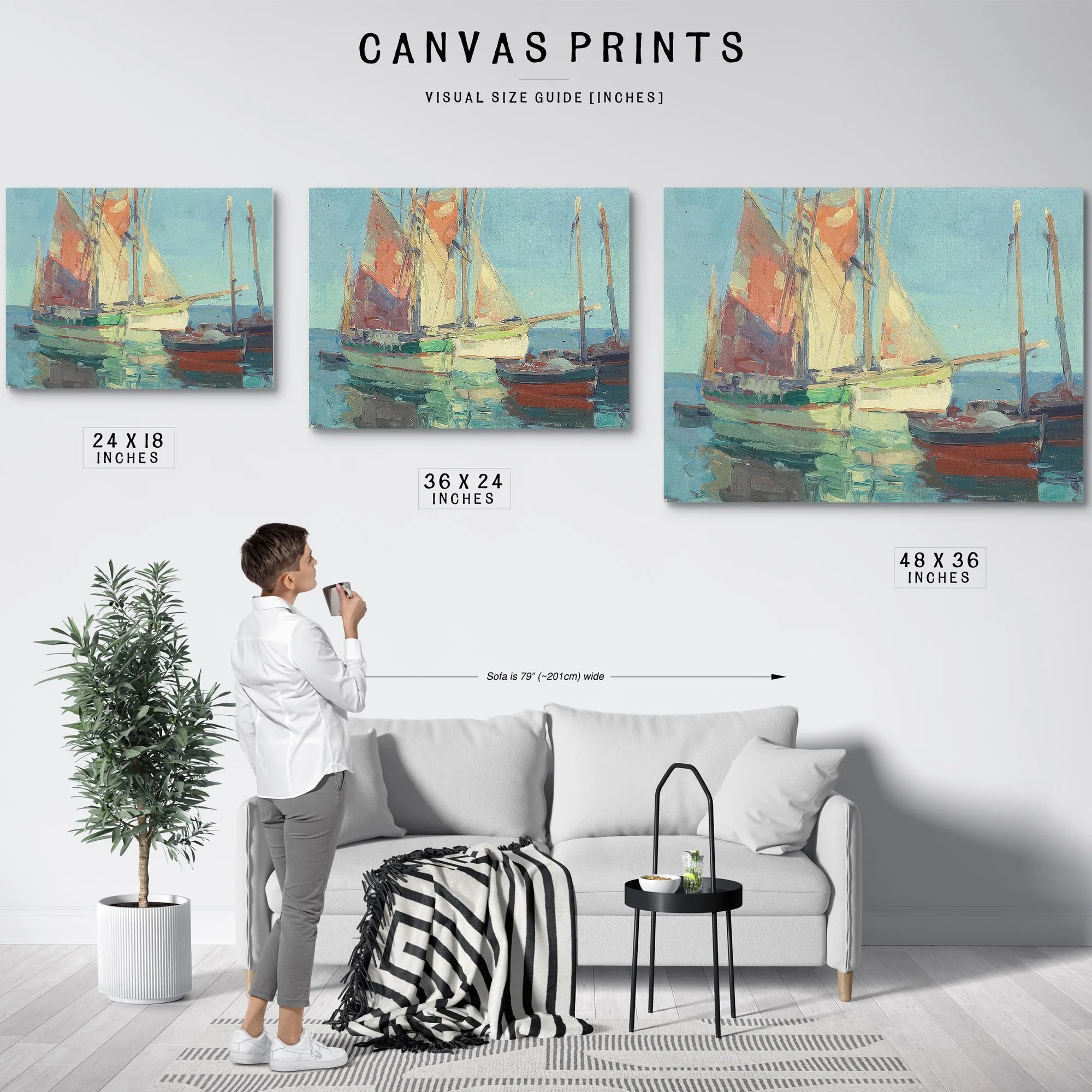 Anchorage, Brittany Tuna Boats By Edgar Payne Fine Art Print