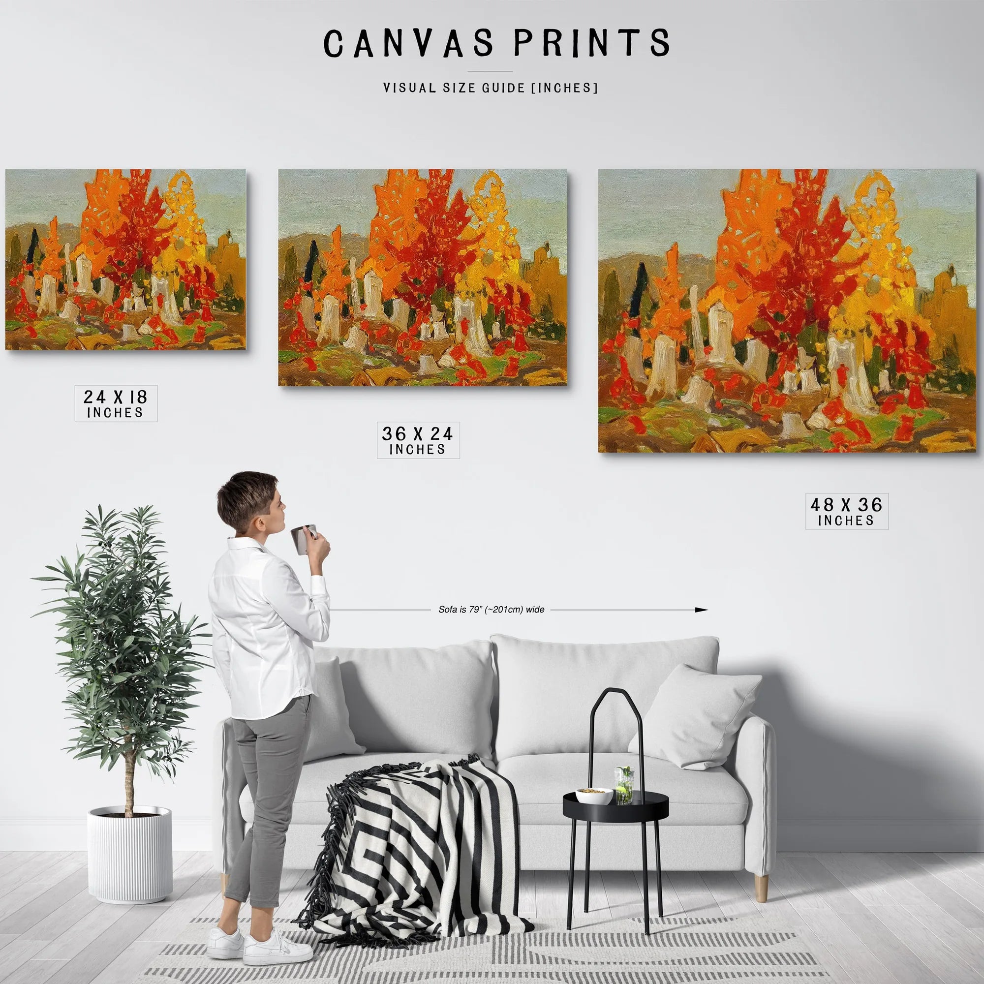 Red Maples By Frank Carmichael Fine Art Print