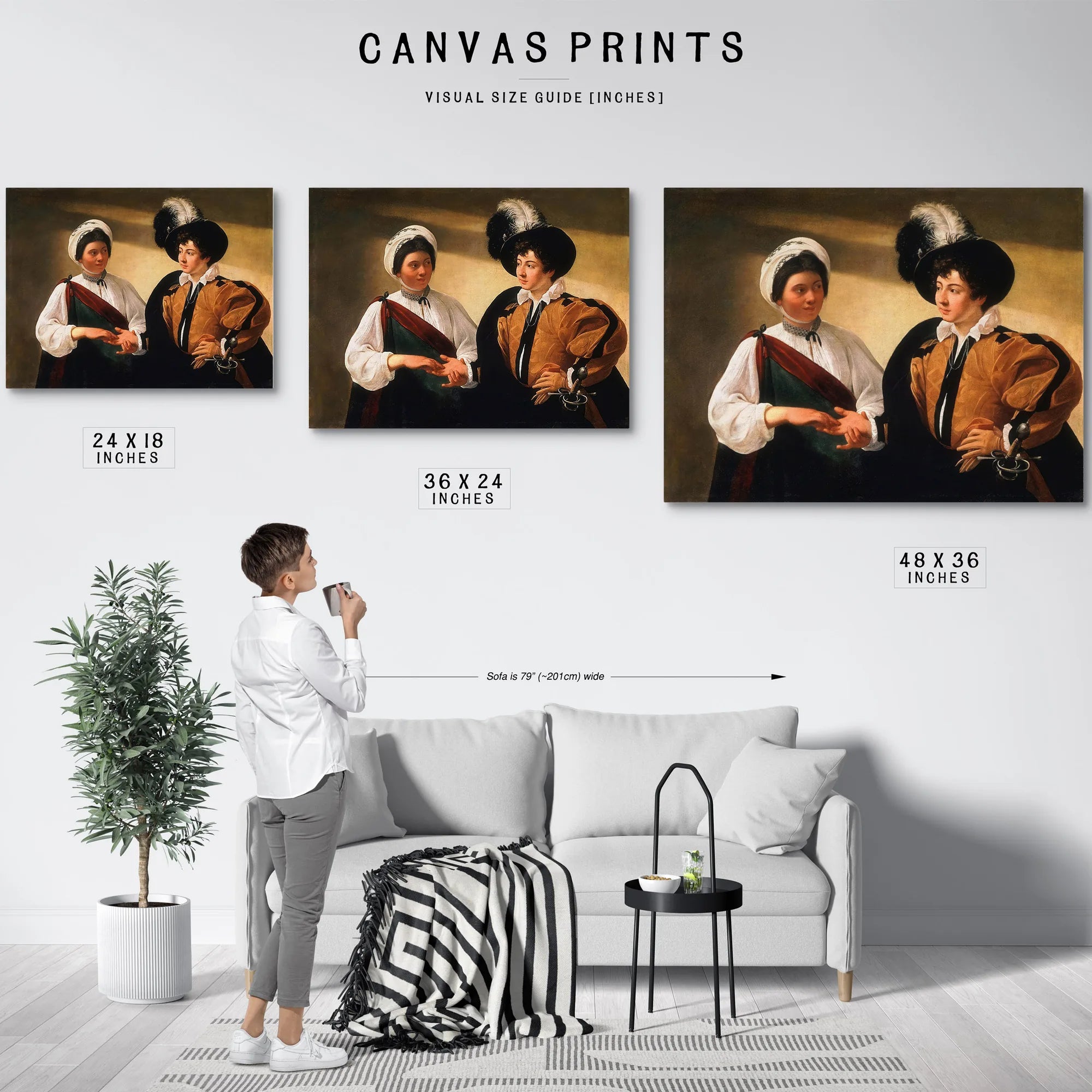 Fortune Teller 1594 By Caravaggio Fine Art Print