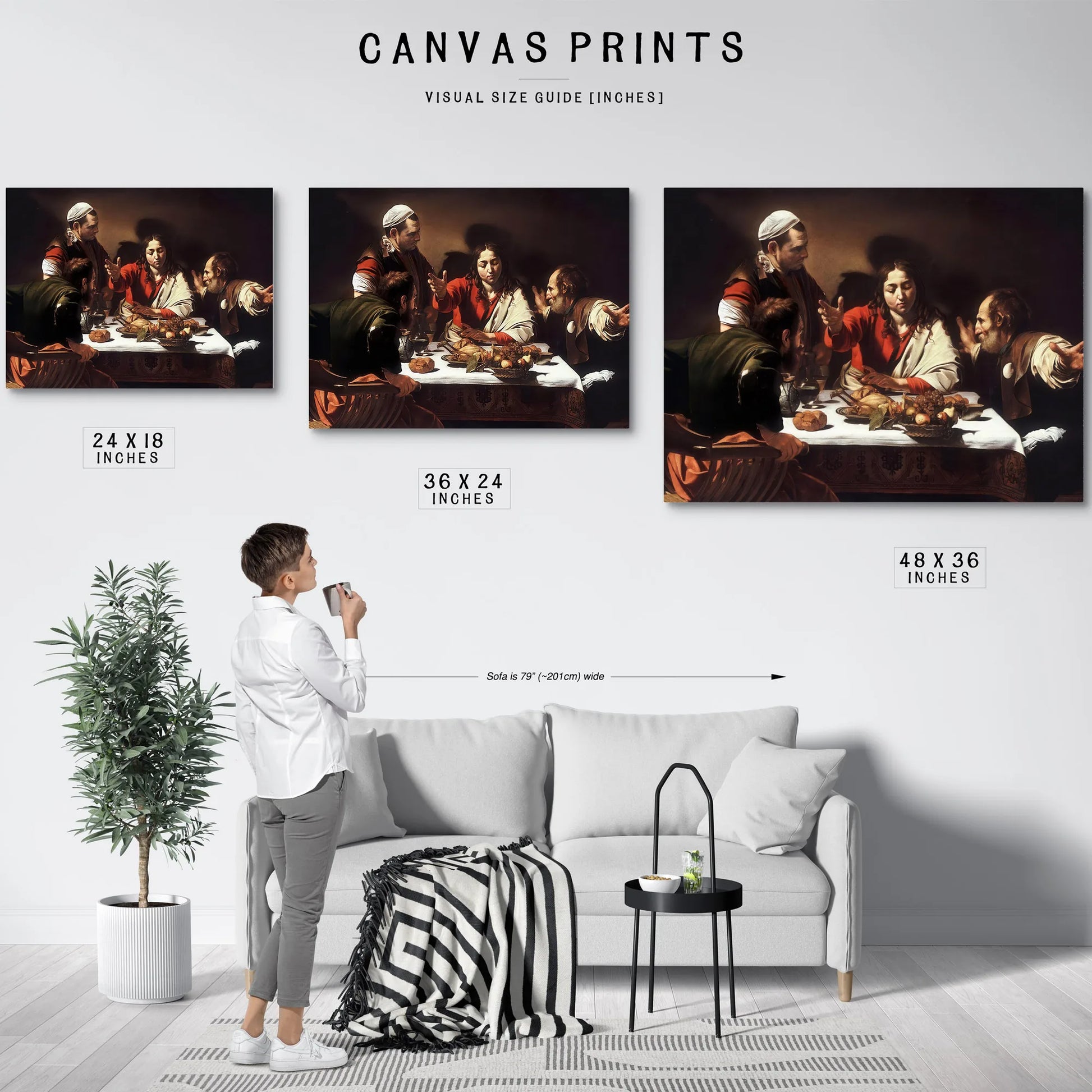 Supper At Emmaus 1602 By Caravaggio Fine Art Print
