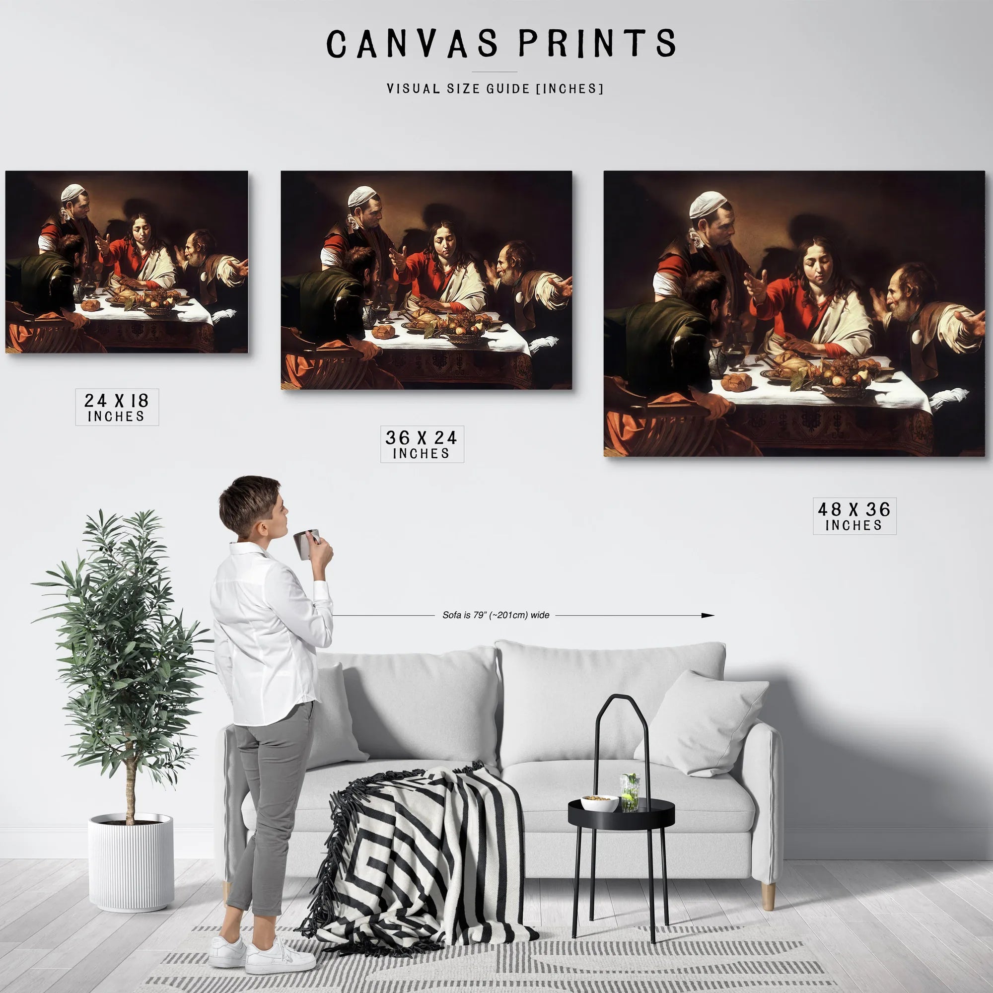 Supper At Emmaus 1602 By Caravaggio Fine Art Print