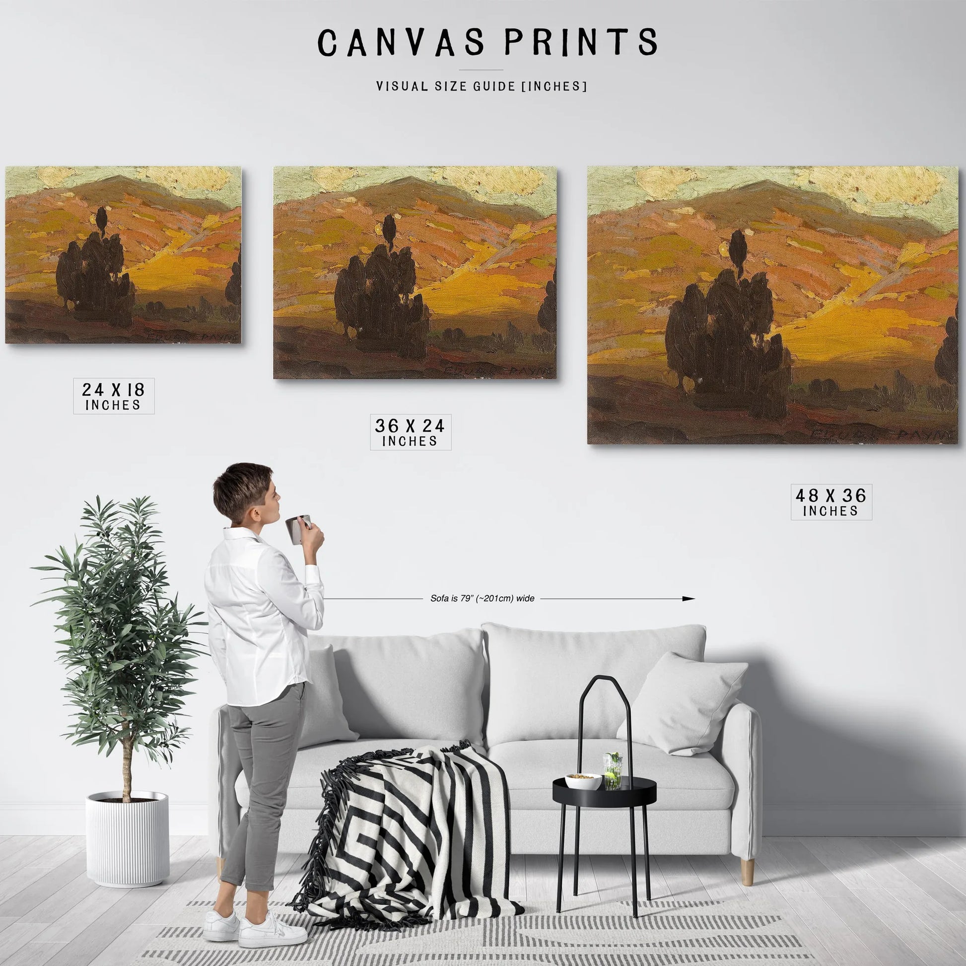 California Landscape By Edgar Payne Fine Art Print