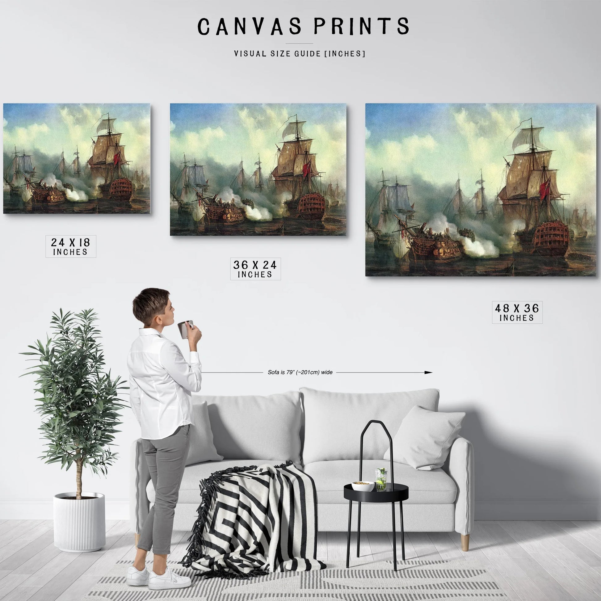 Battle Of Trafalgar By Louis Philippe Crepin Fine Art Print