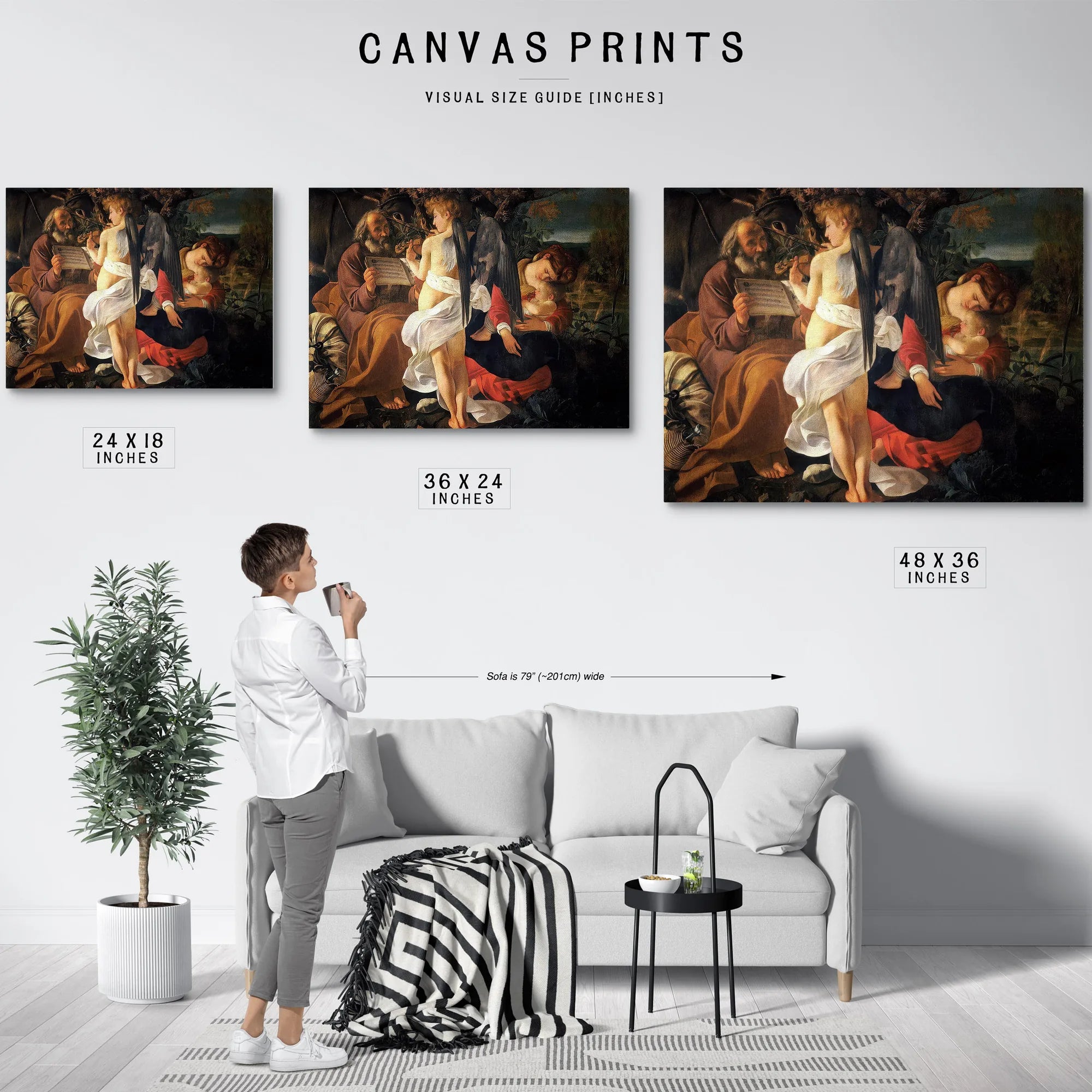 Rest On The Flight To Egypt By Caravaggio Fine Art Print