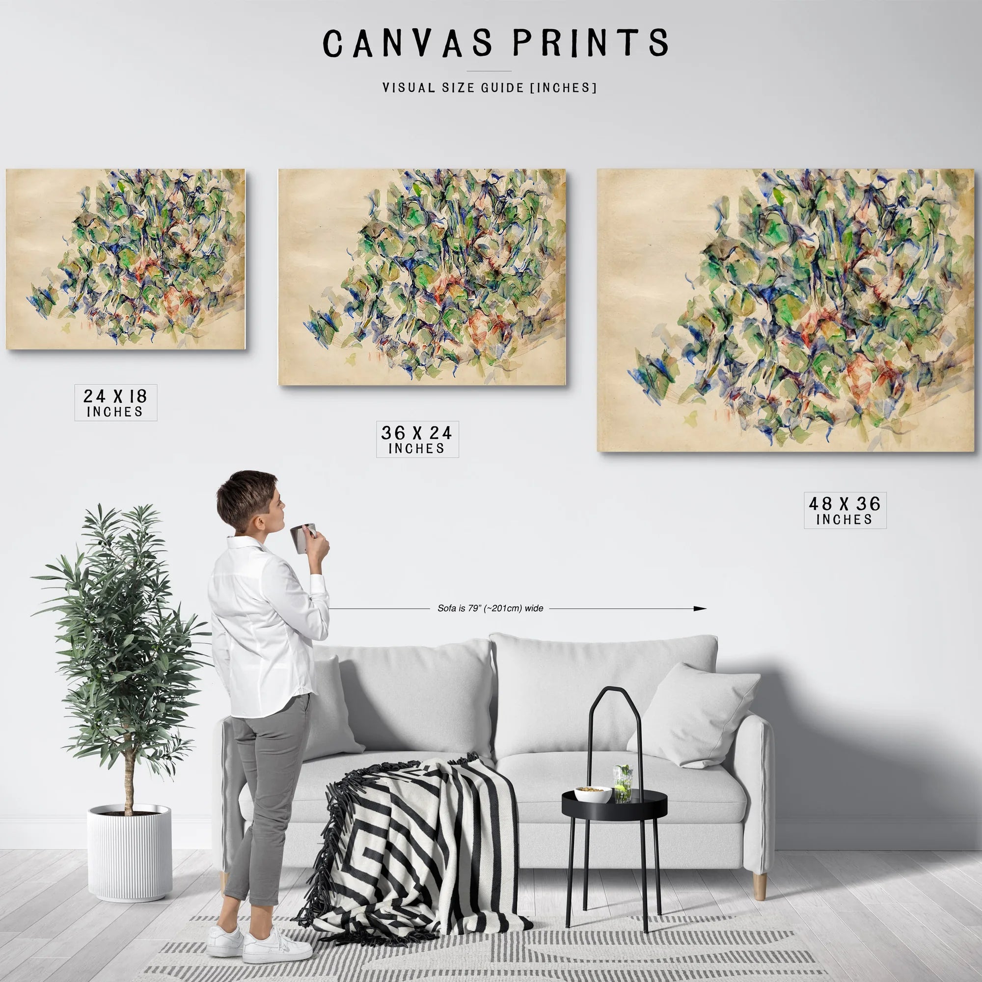 Foliage By Paul Cezanne Fine Art Print