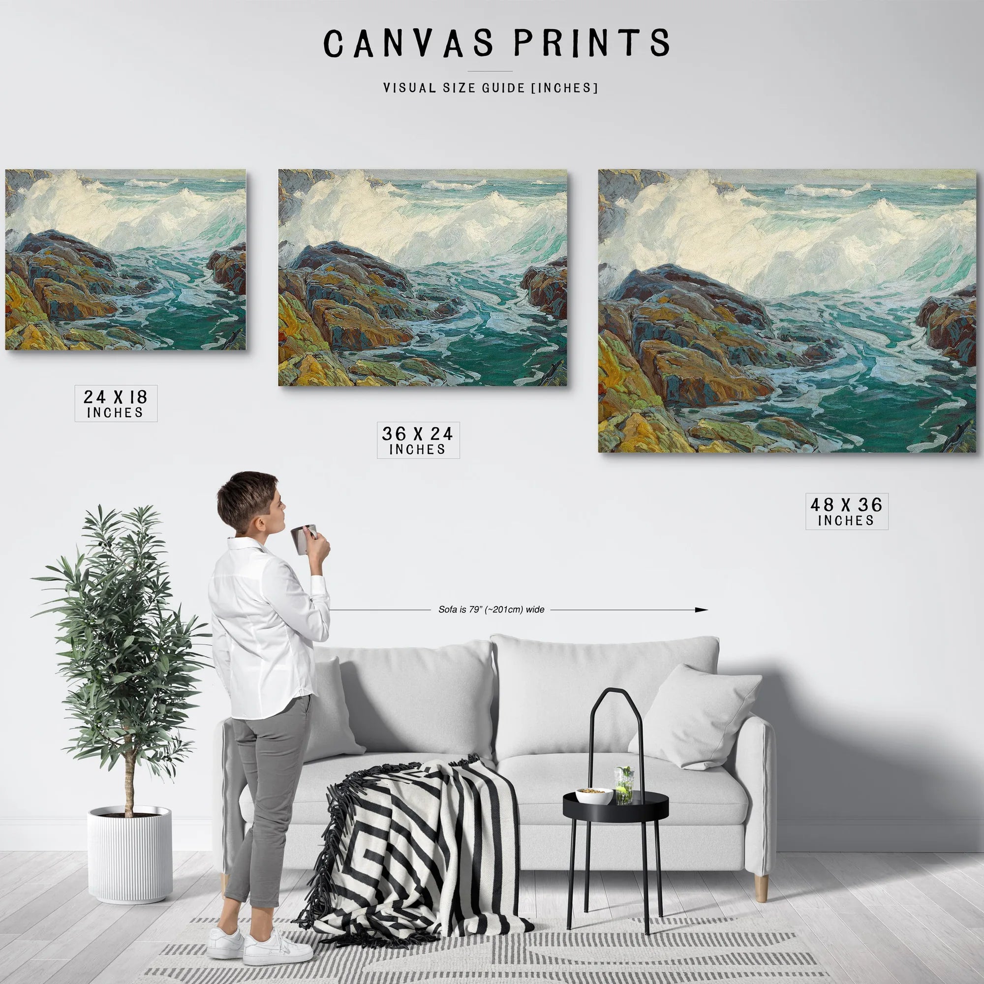 Laguna Breakers By Edgar Payne Fine Art Print