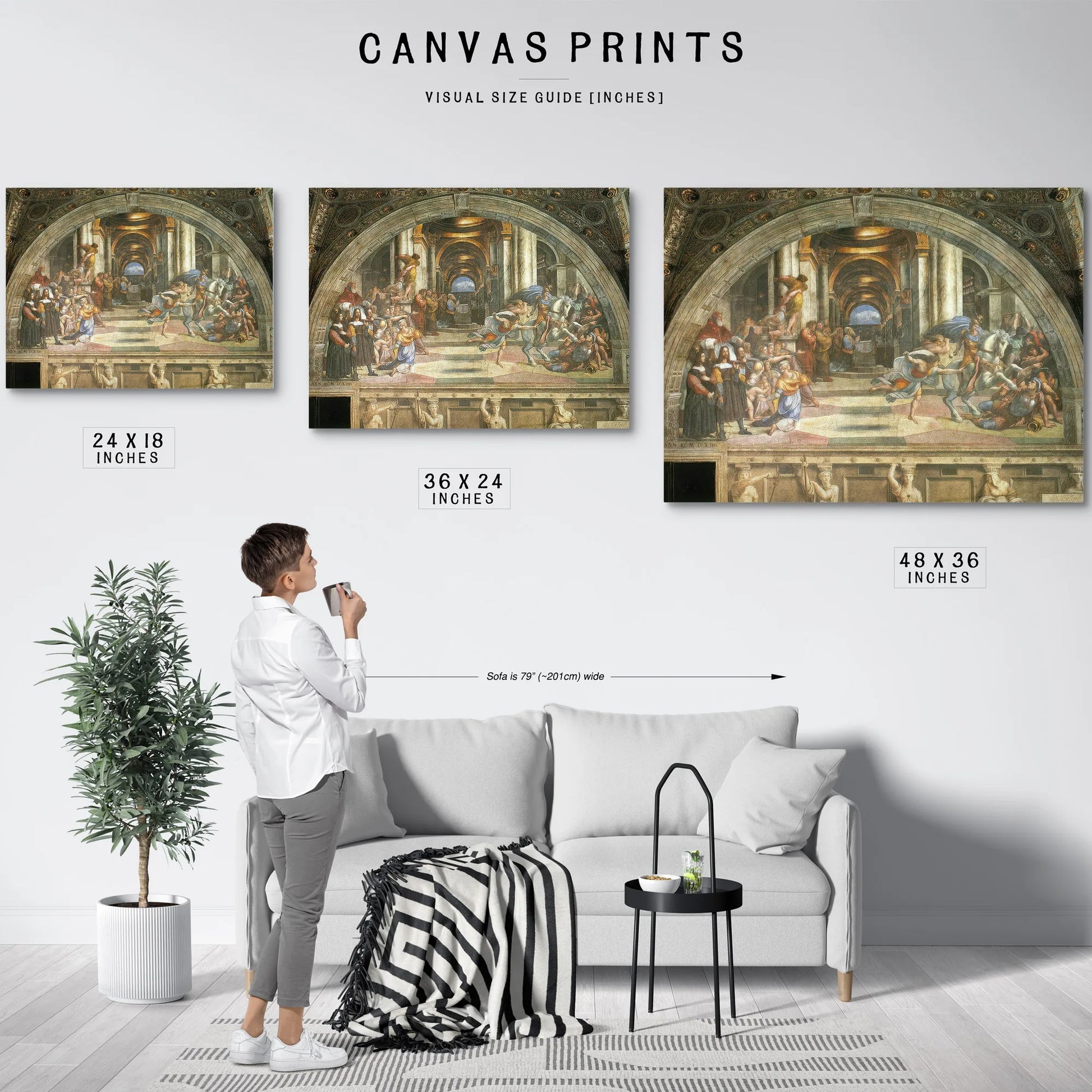The Expulsion Of Heliodorus By Raphael Fine Art Print