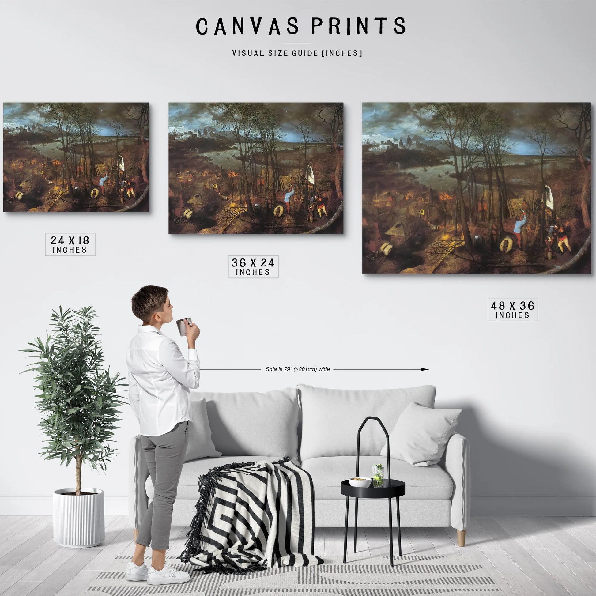 The Gloomy Day 1565 By Pieter Bruegel Fine Art Print