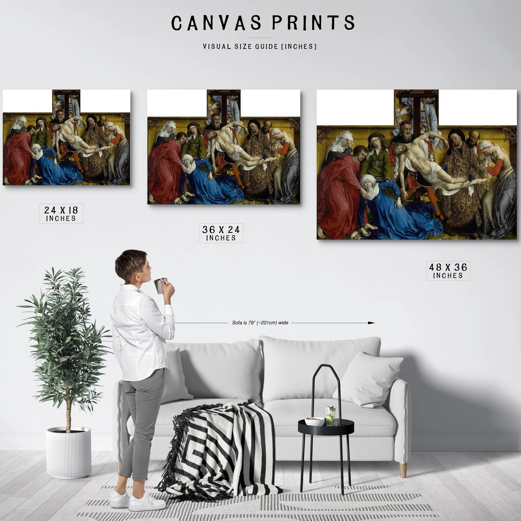 The Descent From The Cross 1438 By Rogier Van Der Weyden Fine Art Print