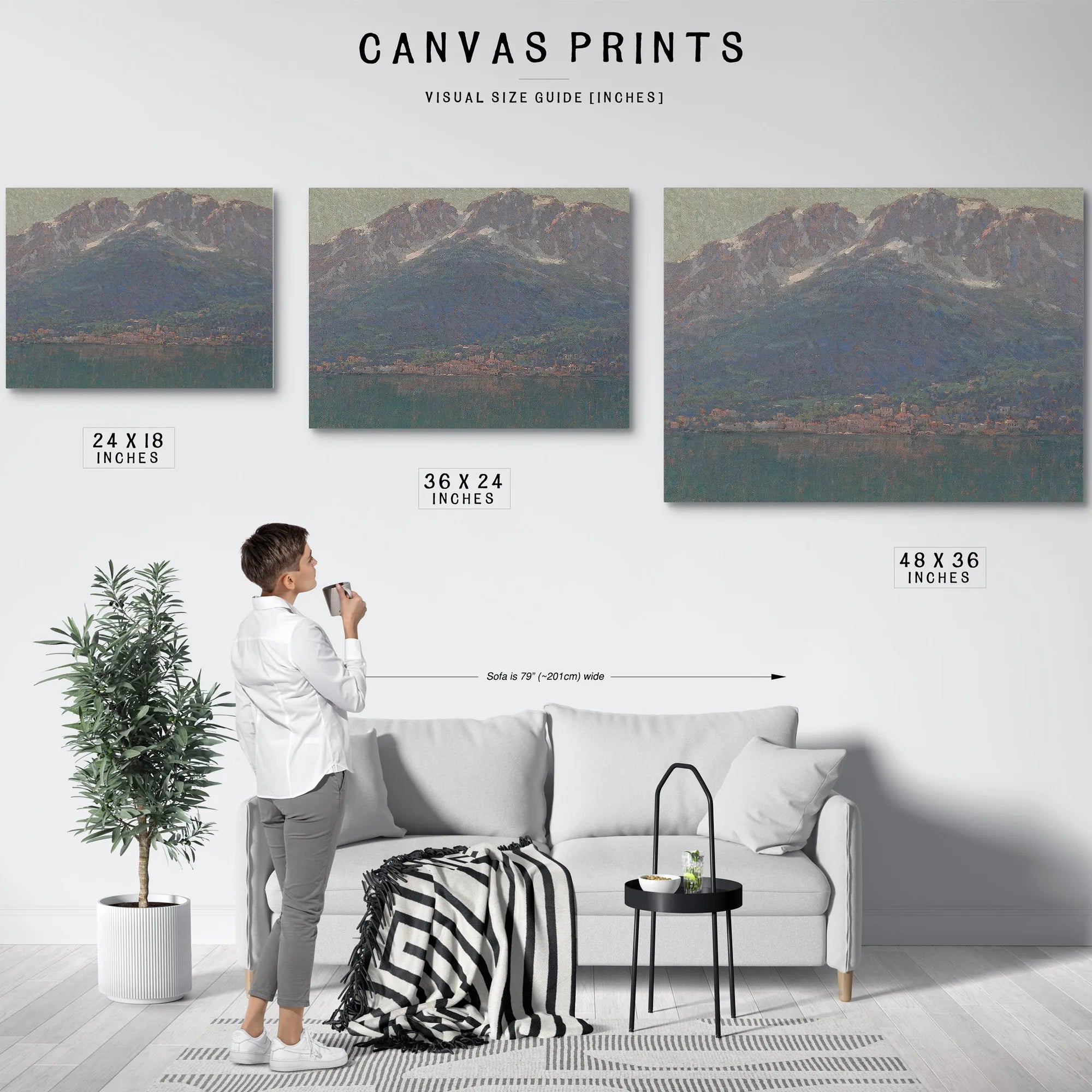 Alpine View By Edgar Payne Fine Art Print