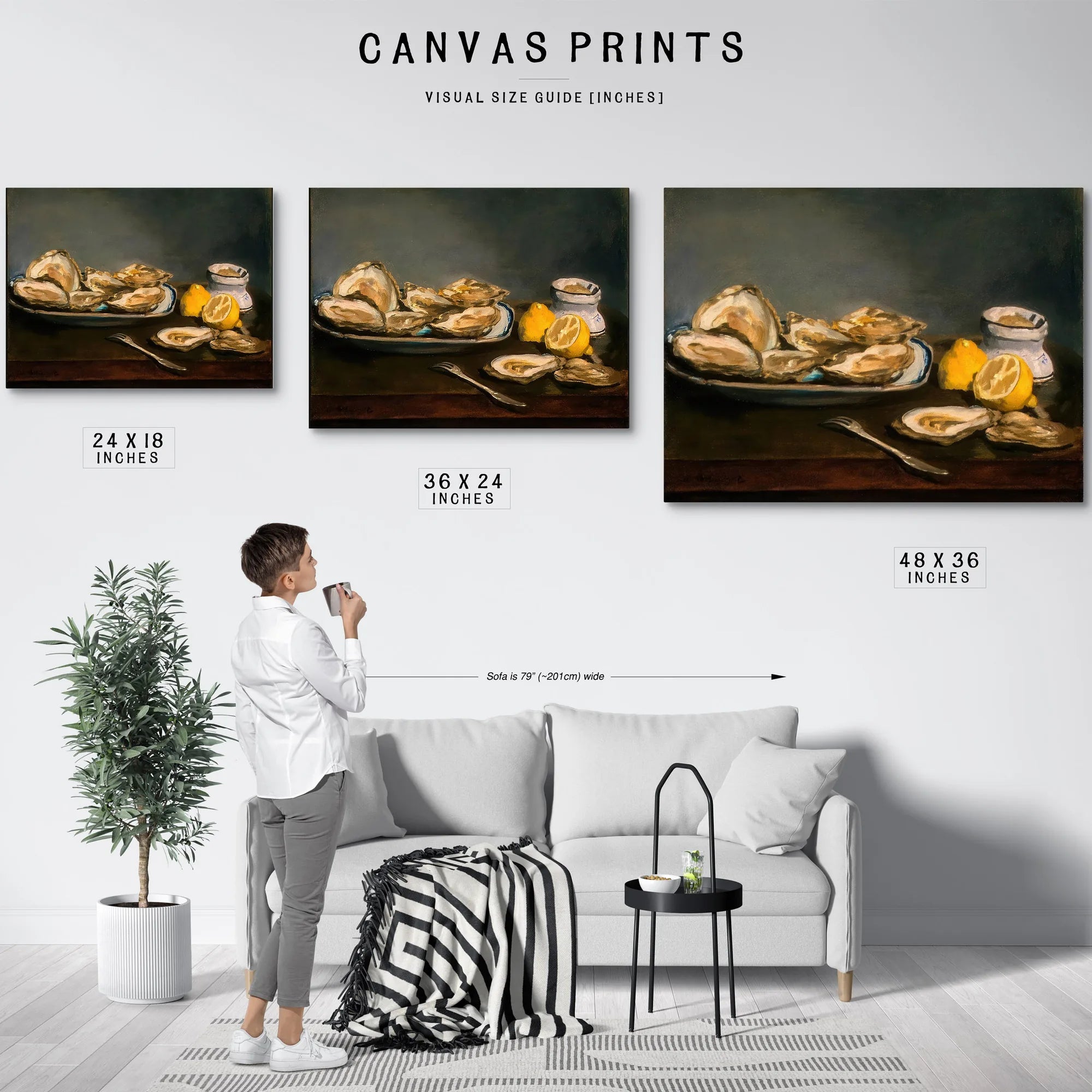 Oysters By Edouard Manet Fine Art Print