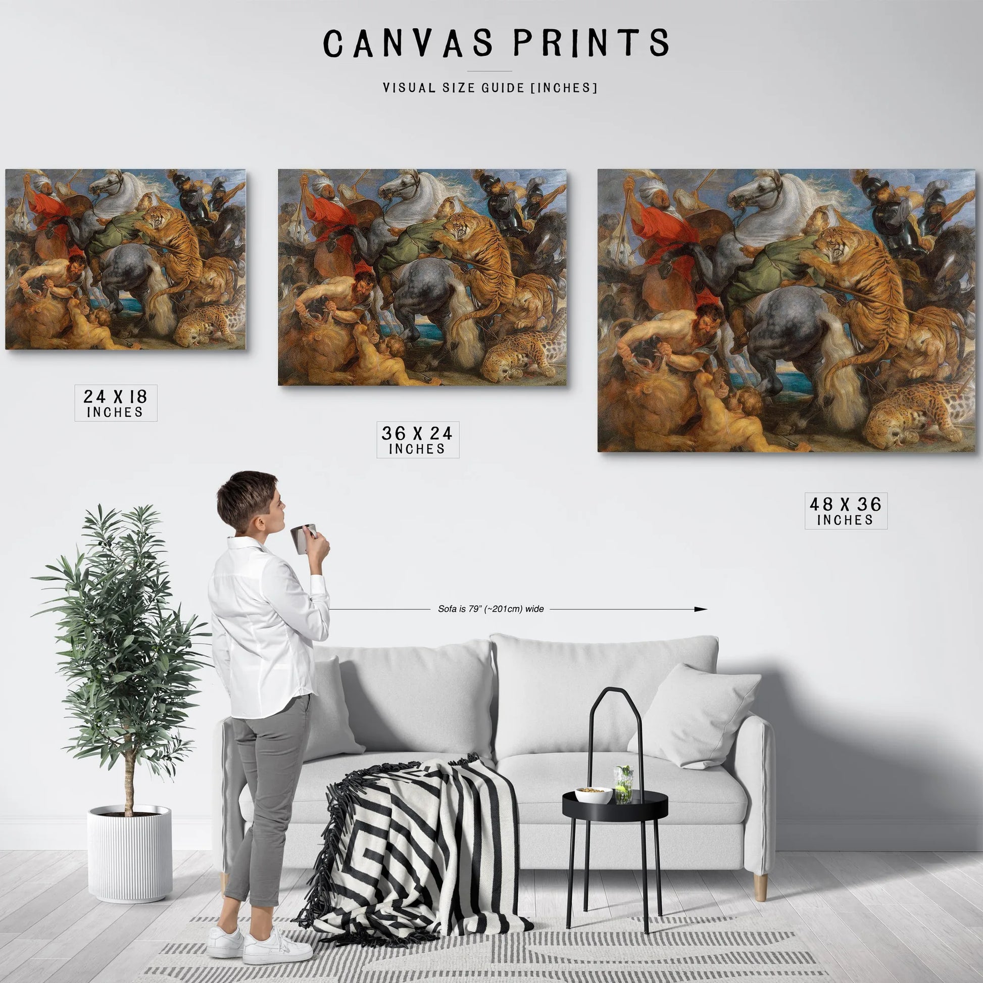 Peter Paul Rubens The Tiger Hunt 1616 By Peter Paul Rubens Fine Art Print