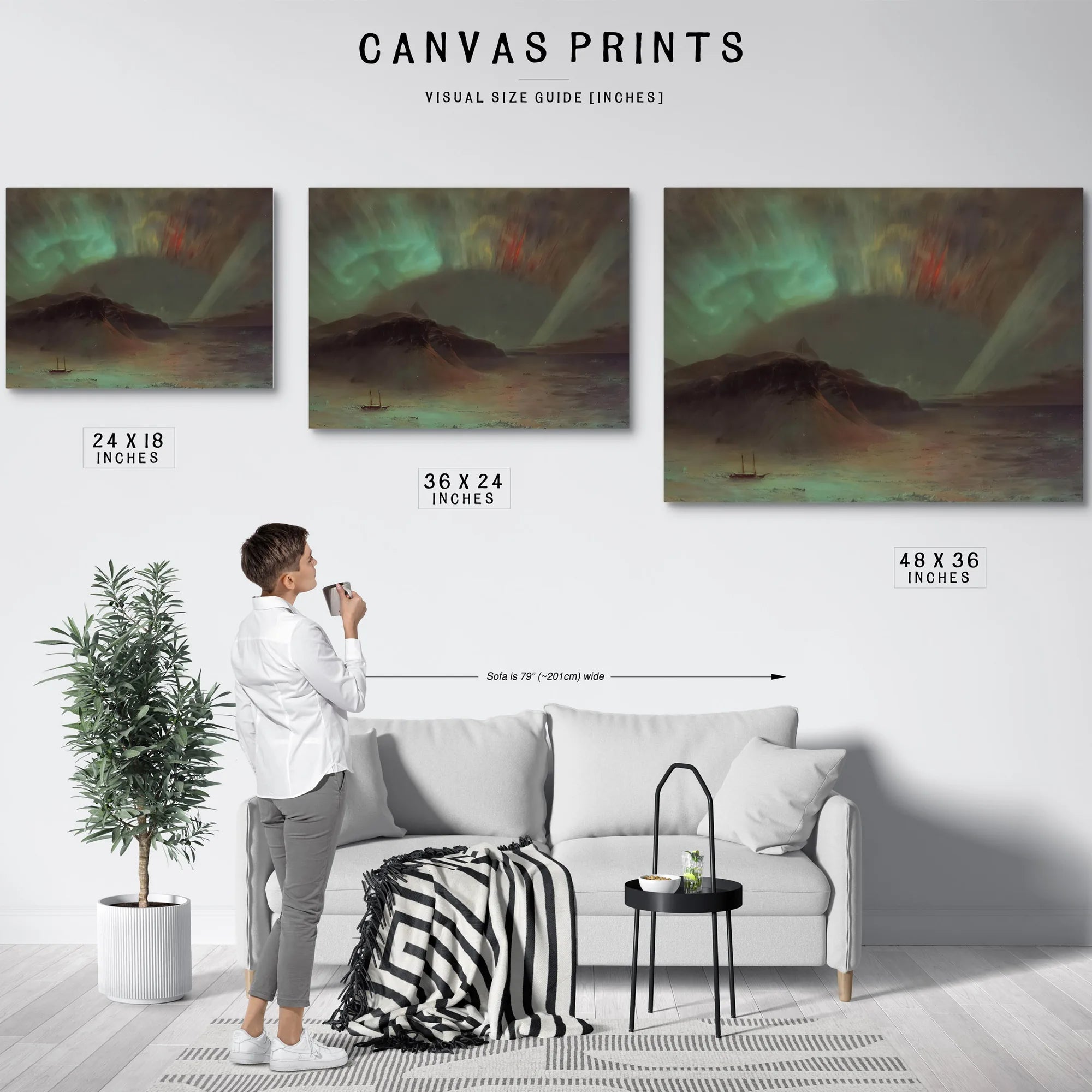 Aurora Borealis By Frederic Edwin Church Fine Art Print