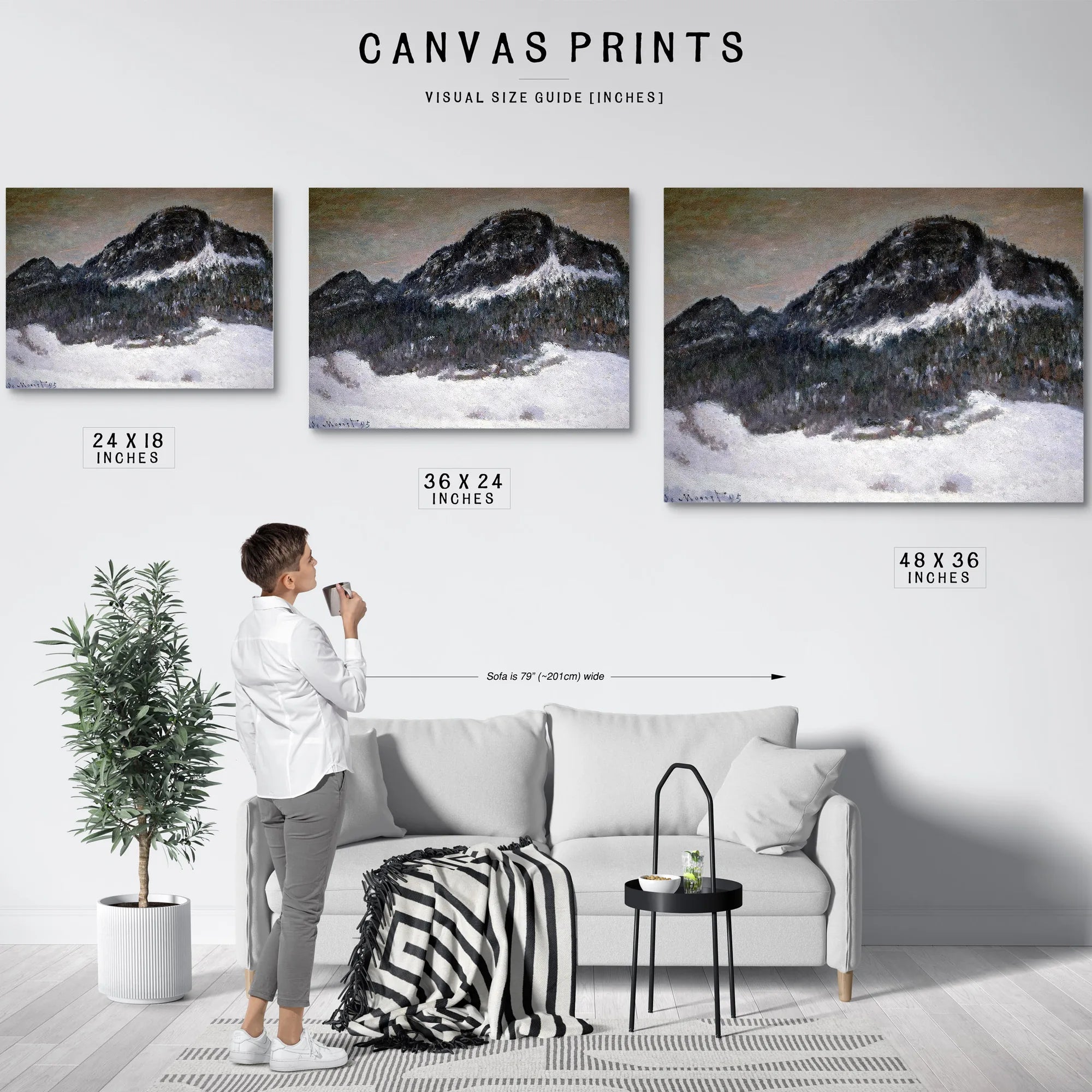 Mount Kolsaas Norway By Claude Monet Fine Art Print
