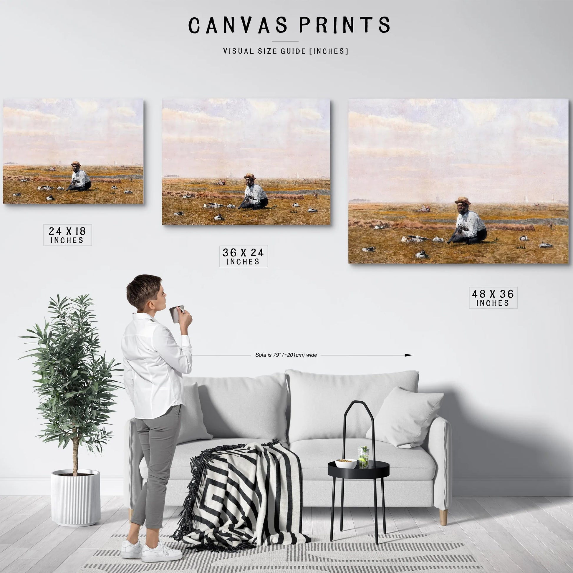 Whistling For Plover By Thomas Eakins Fine Art Print