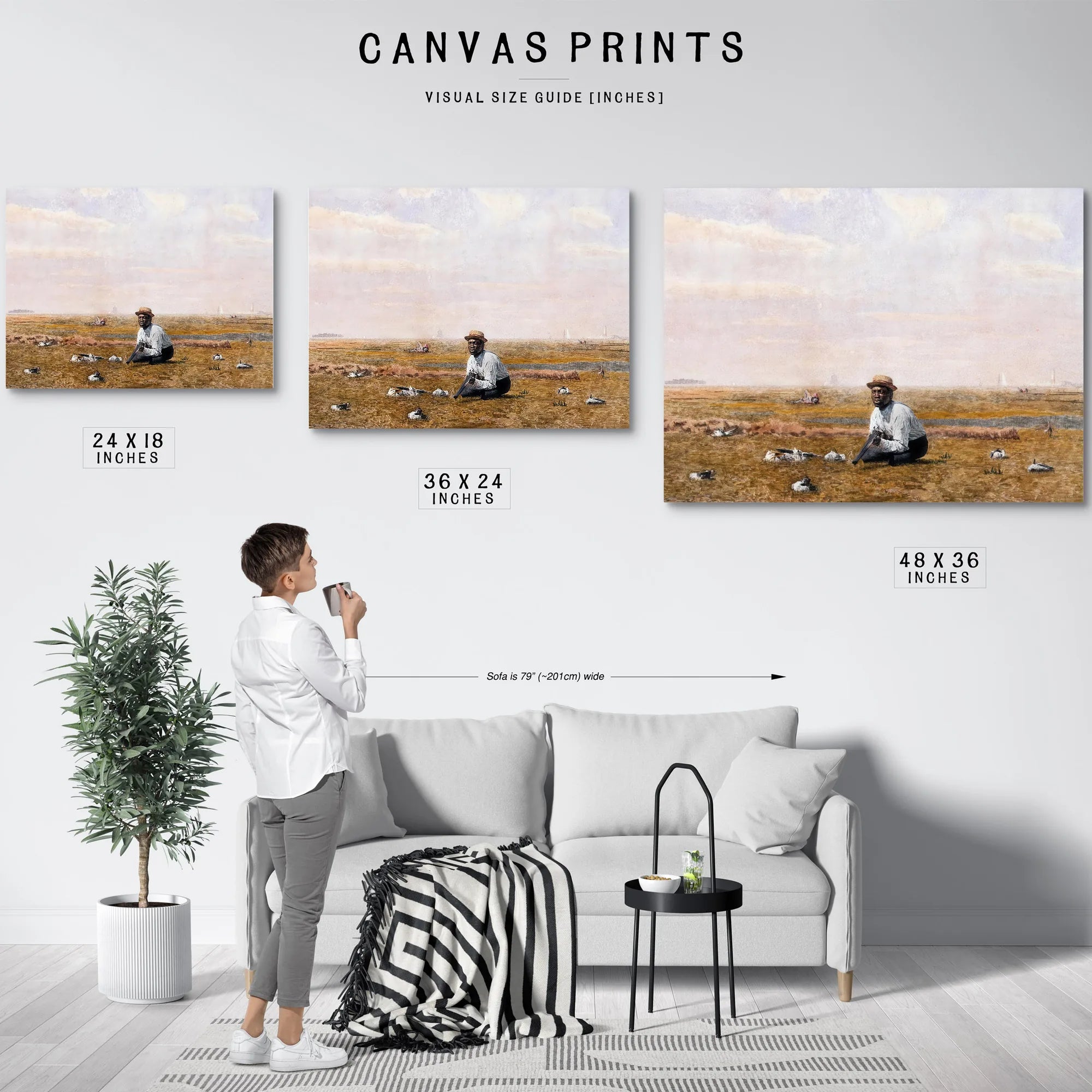 Whistling For Plover By Thomas Eakins Fine Art Print