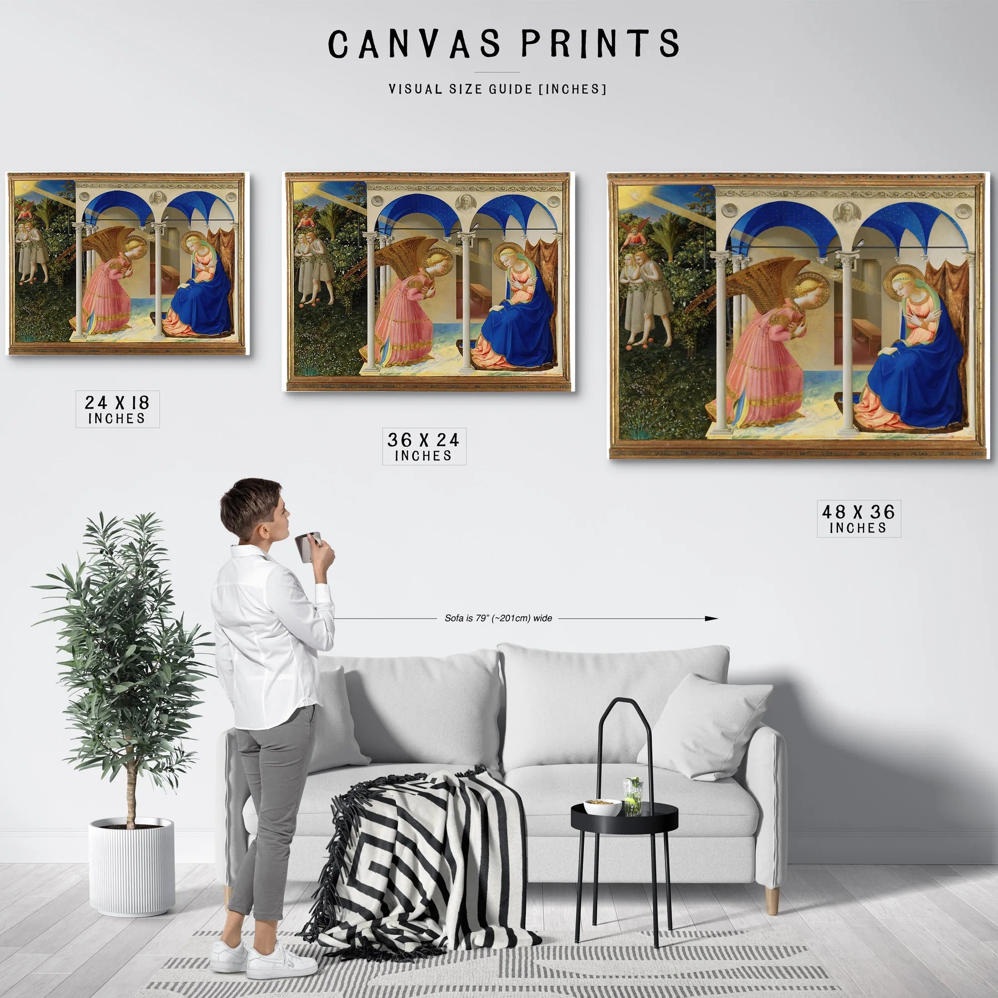 The Annunciation And Life Of The Virgin 1426 By Fra Angelico Fine Art Print